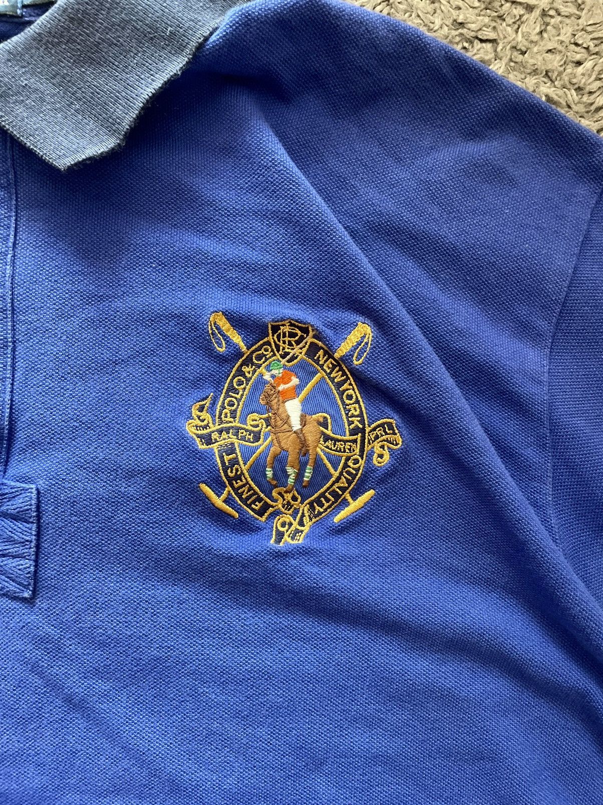 Polo Ralph Lauren × Vintage Polo Ralph Lauren T-Shirt Streetwear Big Logo Chief Keef Y2k Size US XL / EU 56 / 4 - 9 Thumbnail