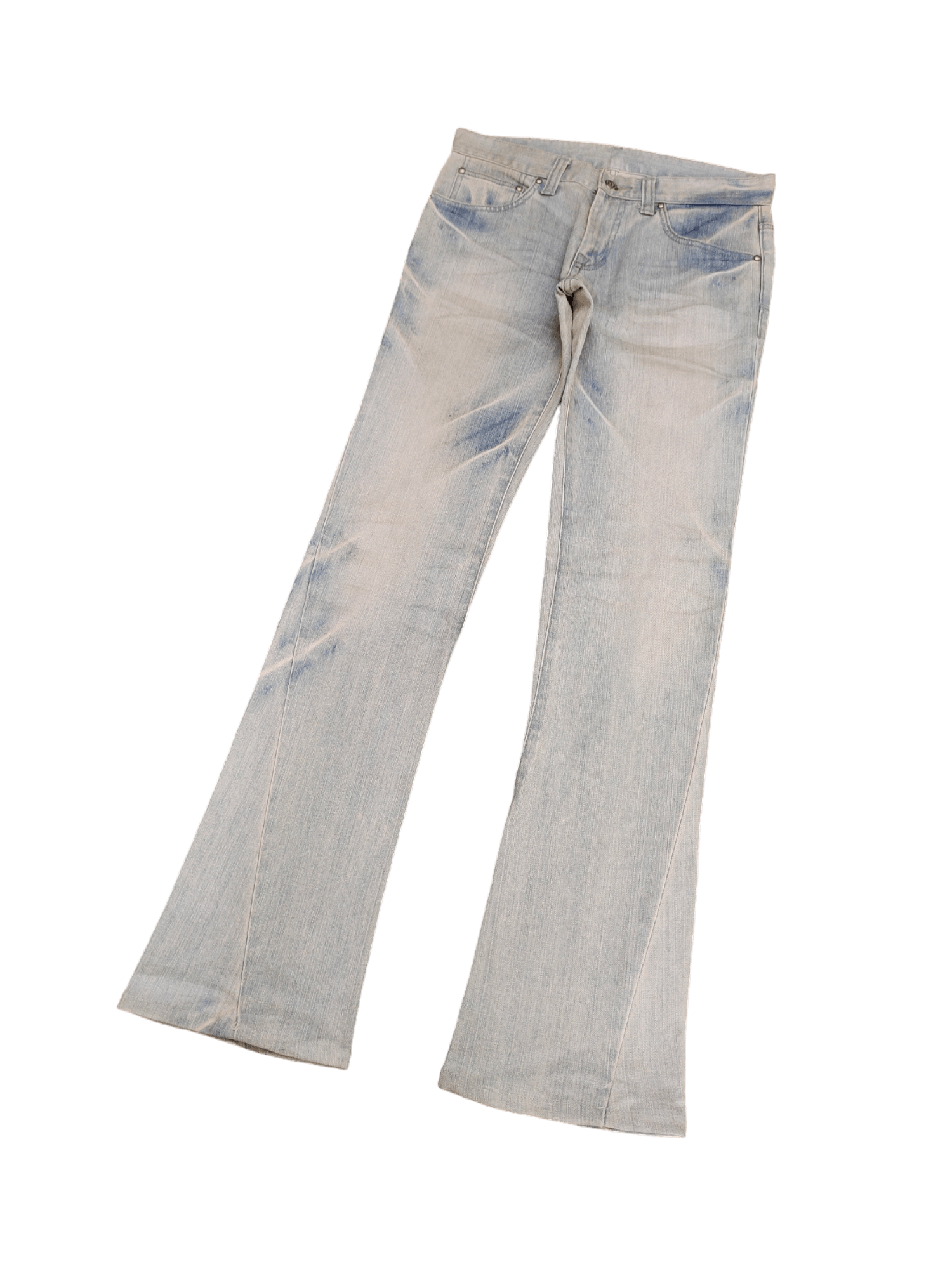 Tornado Mart OG Flare Jeans Tornado Mart Clawmark Distress Faded Bootcut Size US 30 / EU 46 - 2 Thumbnail