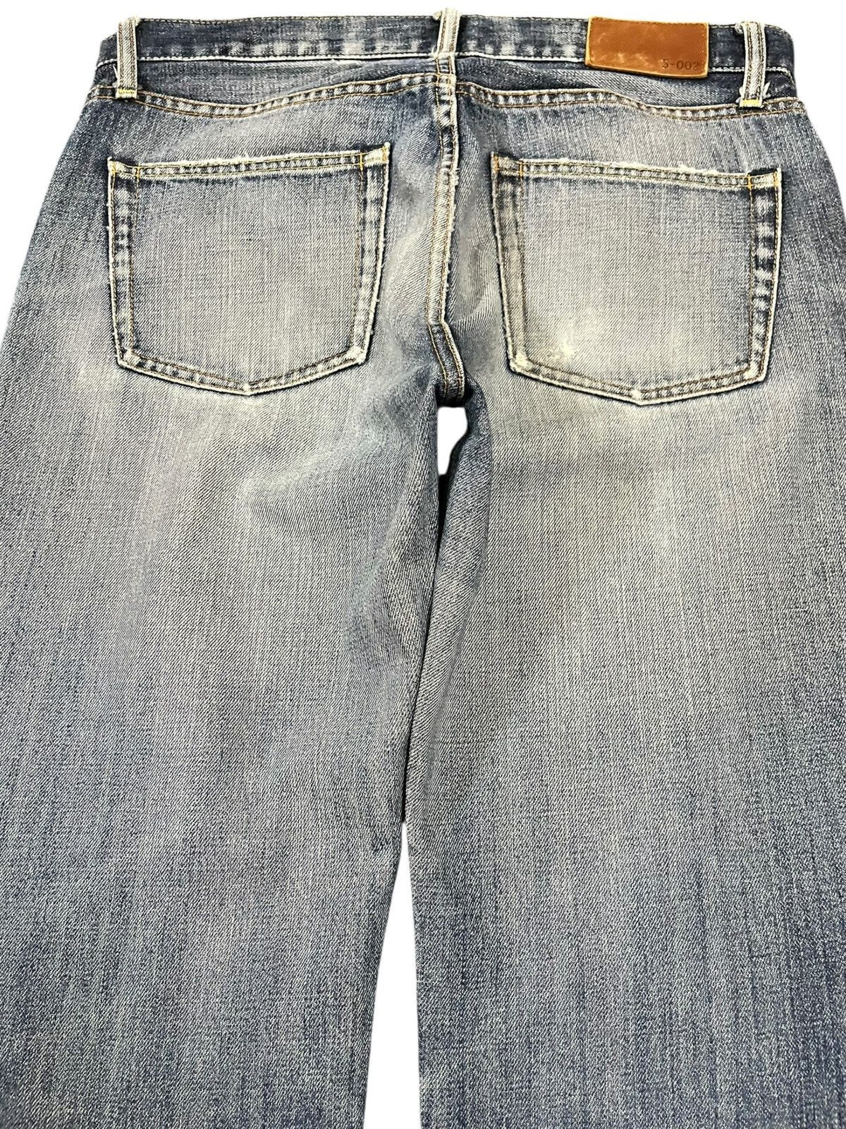 Uniqlo Vintage Uniqlo S-002 Faded Baggy Distressed Denim Size US 33 - 6 Thumbnail