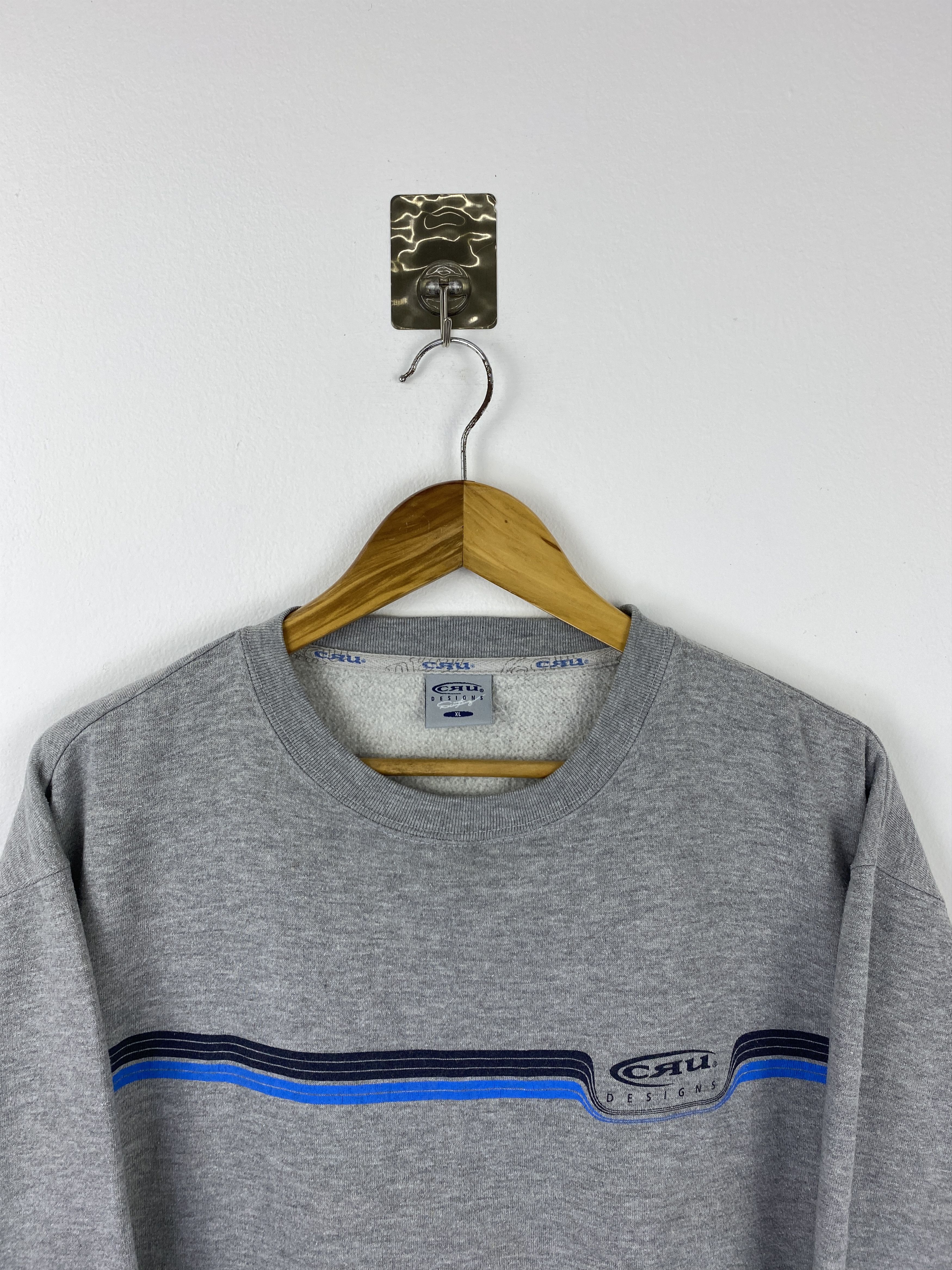 Vintage Vintage Cru Designs Crewneck Pullover Sweatshirt SH0434 Size US XL / EU 56 / 4 - 2 Thumbnail