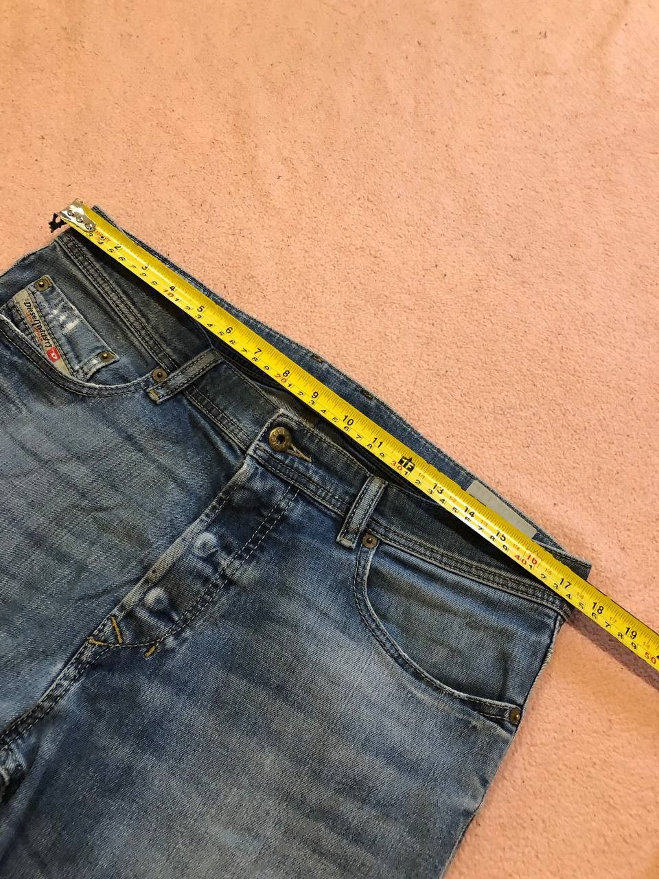 Diesel vintage blue jeans Diesel crazy Y2K size 33 streetwear Size US 33 - 15 Thumbnail