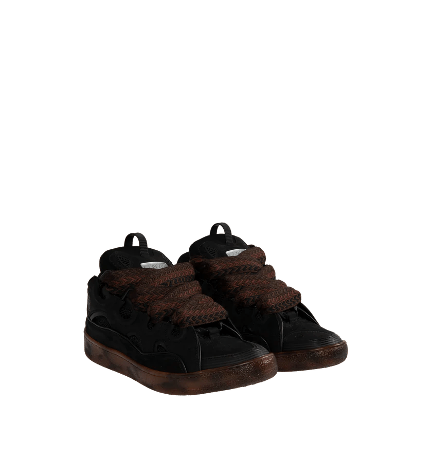 Lanvin o1h1sh11224 Curb Sneaker in Dark Brown Size US 8 / EU 41 - 3 Thumbnail