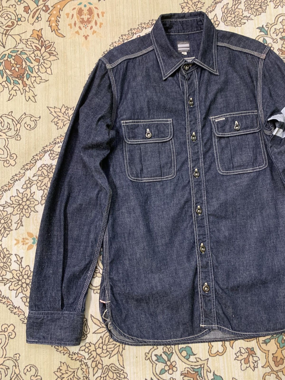 Momotaro Jeans MOMOTARO SHIRT DENIM Size US M / EU 48-50 / 2 - 2 Thumbnail
