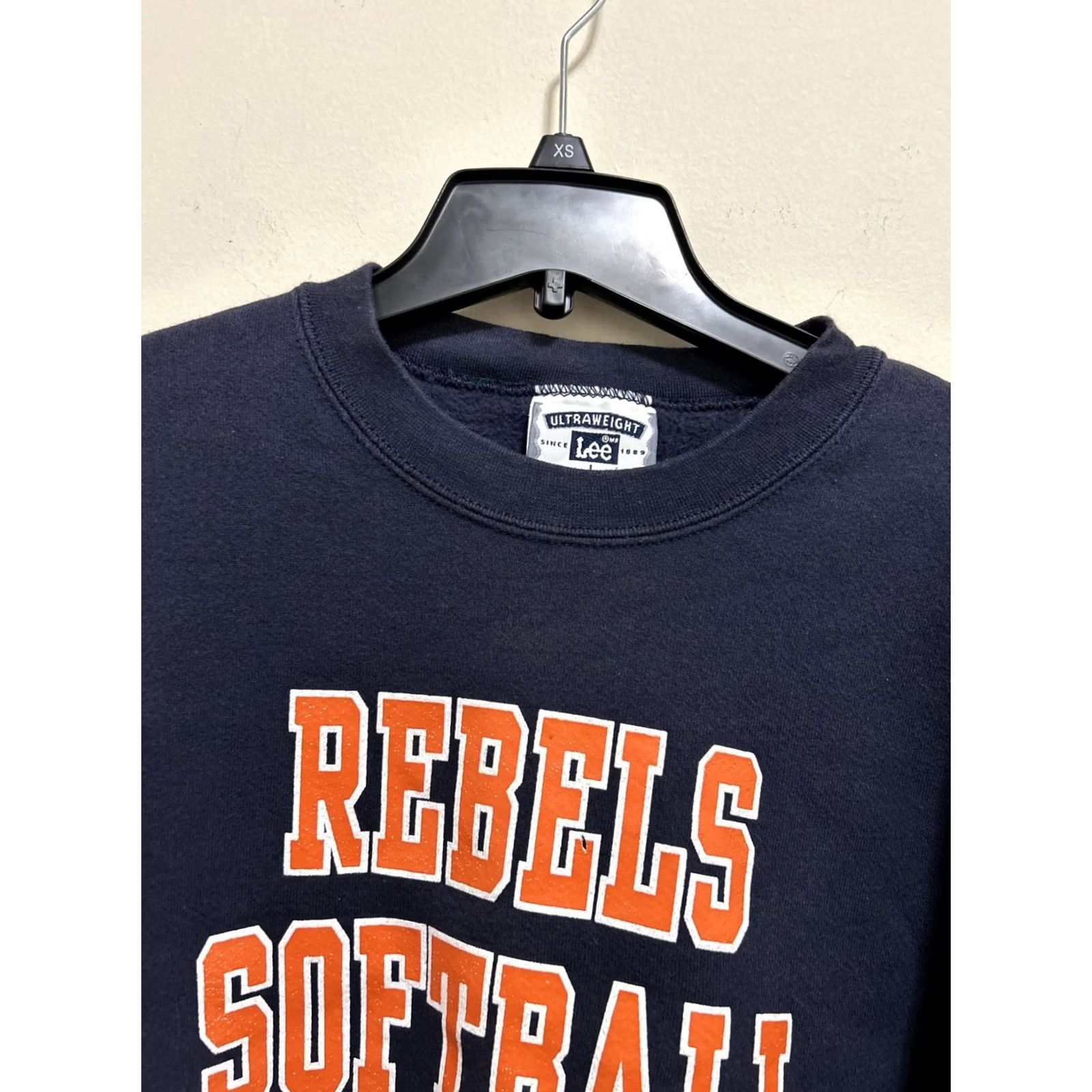 Lee Lee Sweatshirt Mens Large Blue Navy Ultraweight Crewneck Pullover Softball Size US L / EU 52-54 / 3 - 5 Thumbnail