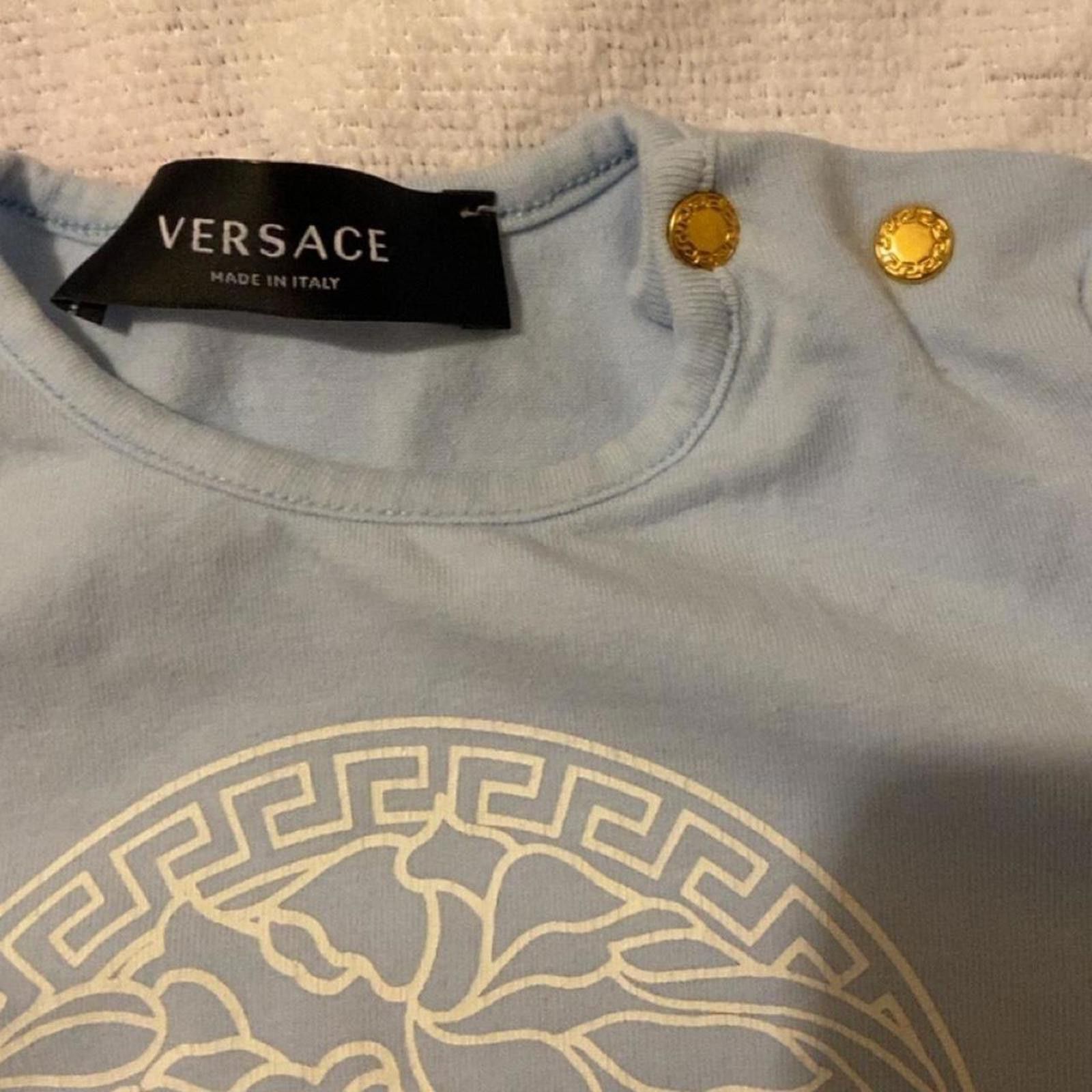 Versace Versace Baby Bodysuit with Medusa Logo Size US 26 / EU 42 - 2 Thumbnail