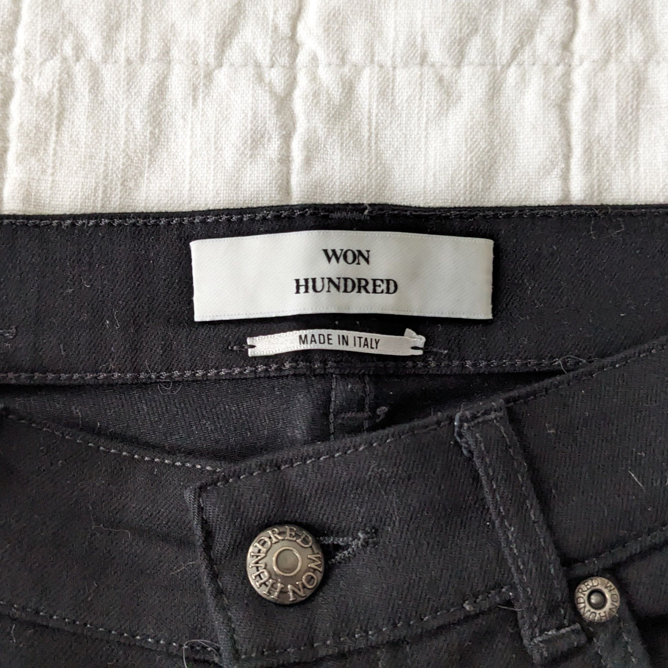 Won Hundred Dean A Stay Black Denim Size US 31 - 3 Thumbnail
