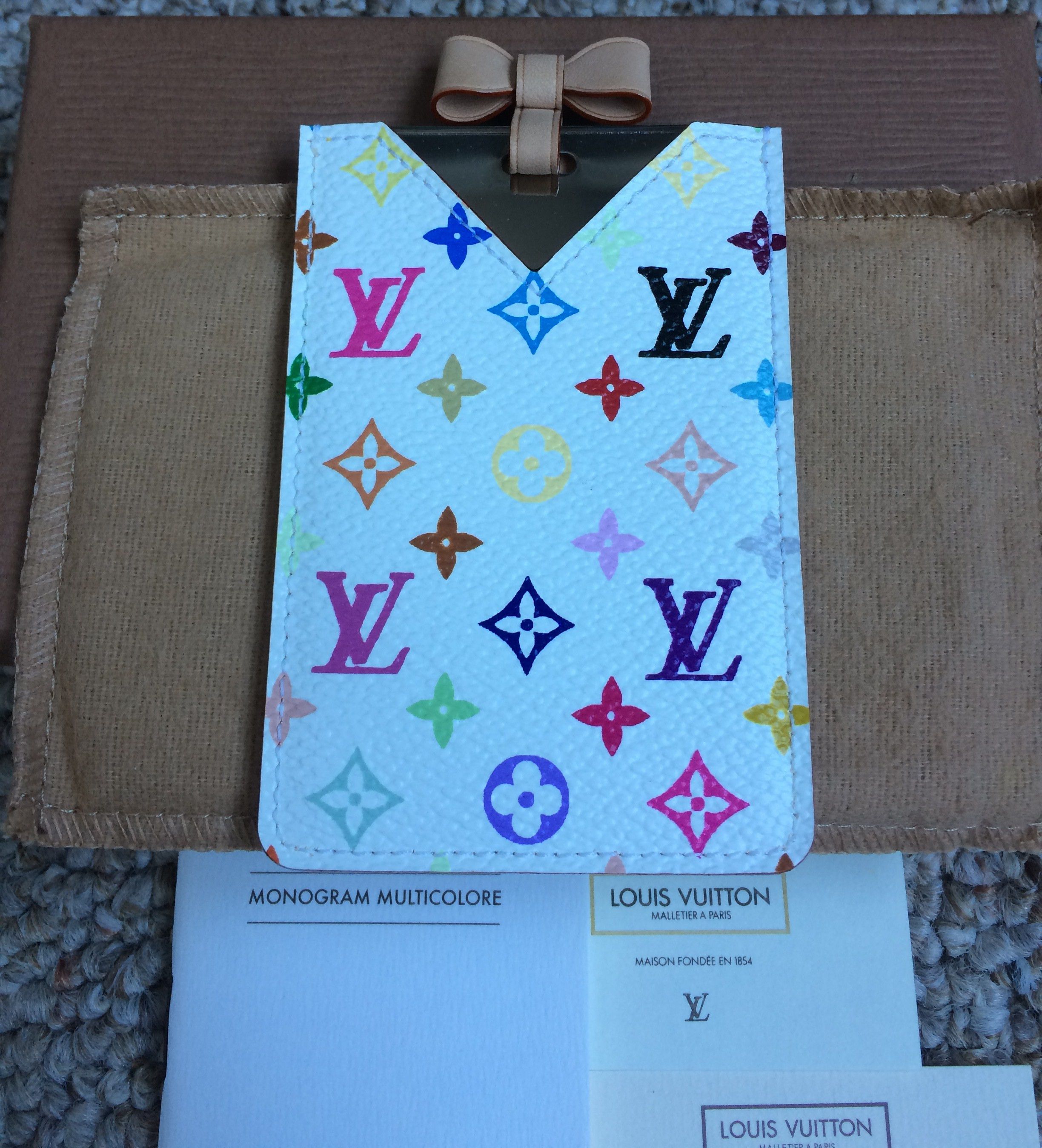 Louis Vuitton × Takashi Murakami NEW S/S 2003 Louis Vuitton x Murakami Monogram Card Holder Size ONE SIZE - 4 Thumbnail