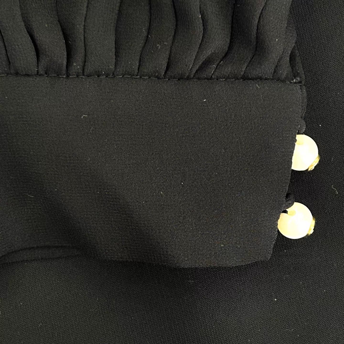 Gucci Gucci pleated long sleeve black dress women's XS Size XS / US 0-2 / IT 36-38 - 6 Thumbnail
