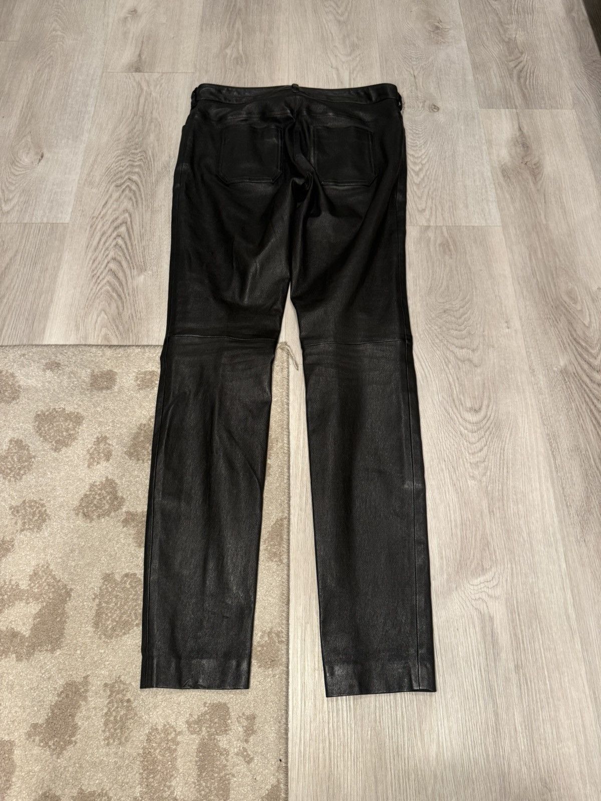 Balenciaga s/s 2015 leather denim cut pants!! Size US 28 / EU 44 - 4 Thumbnail
