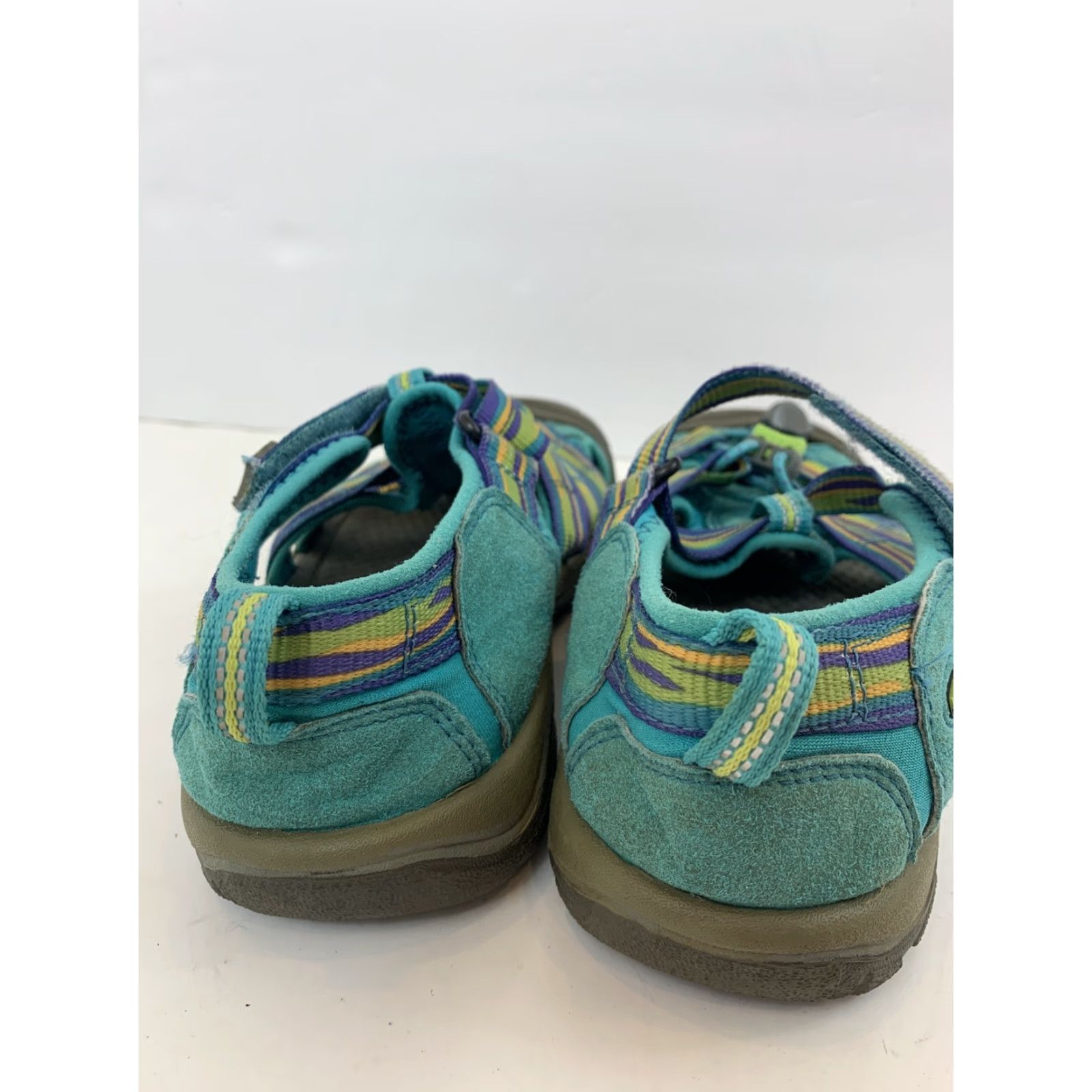 KEEN KEEN Newport H2 Womens Size 5 Green Teal Hook and Loop Cinched Sandal Size US 5 / IT 35 - 5 Thumbnail