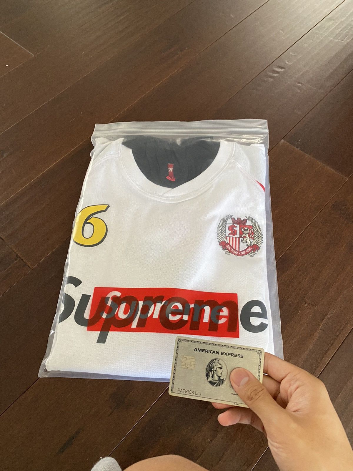 Supreme Hooded Soccer Jersey White