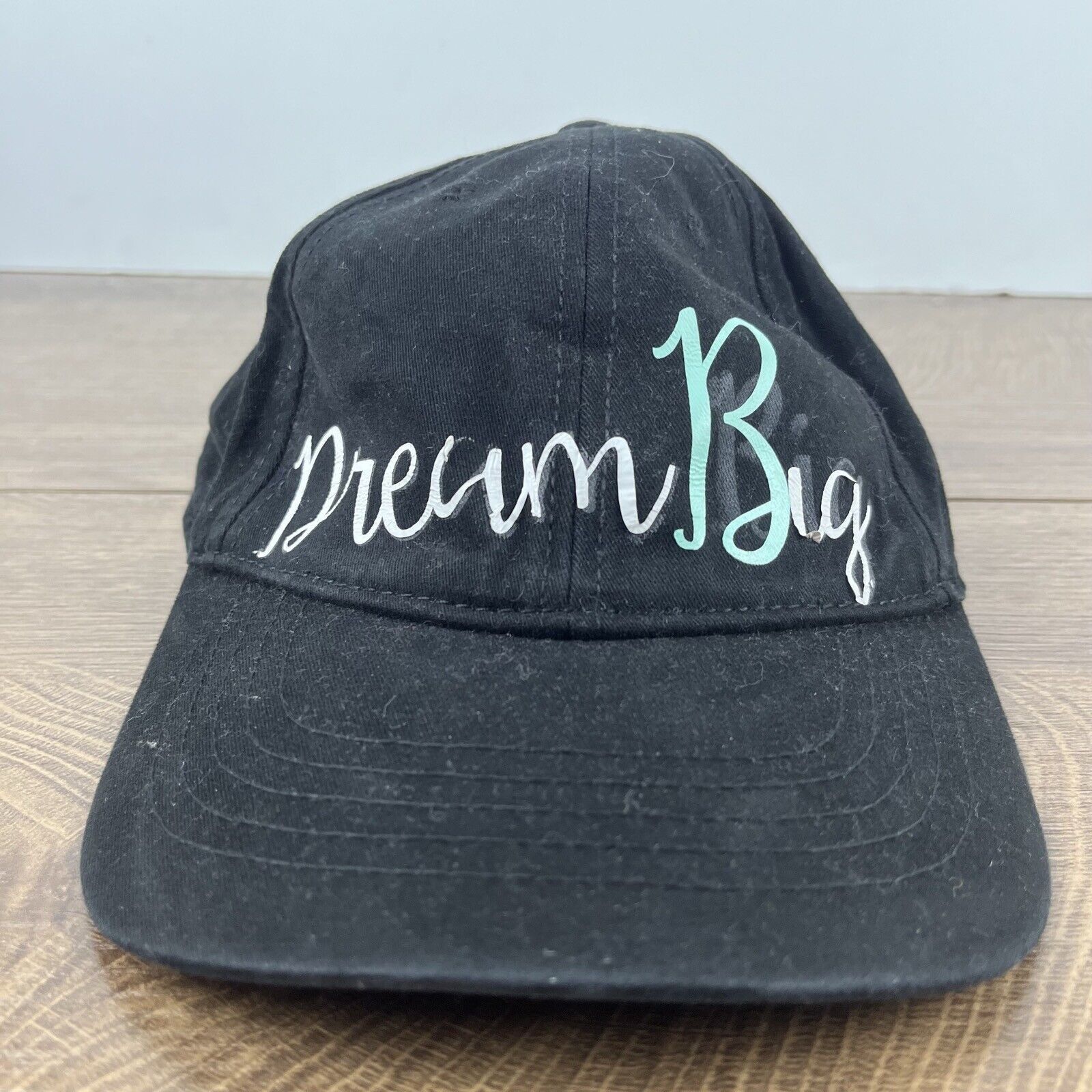 Other Dream Big Hat Black Cap Adjustable Hat Black Adult Fit Hat Size ONE SIZE - 4 Thumbnail