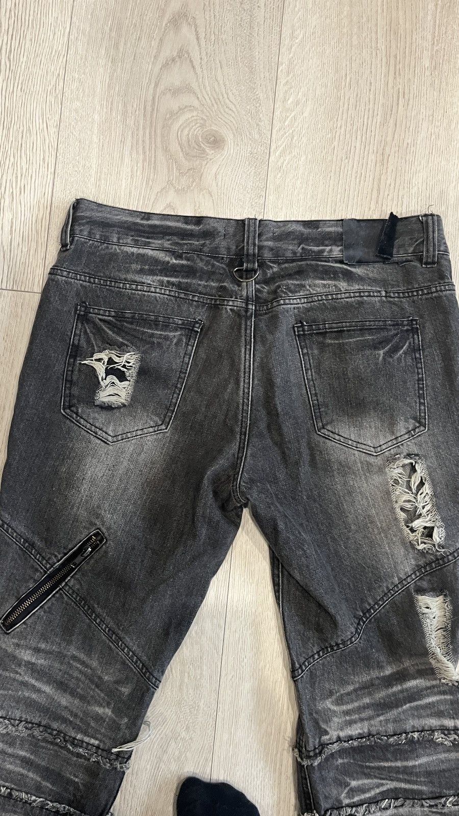 Japanese Brand Black bacarra jeans Size US 33 - 12 Thumbnail