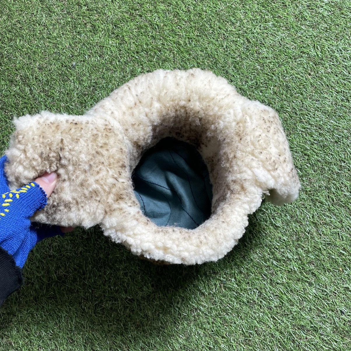 Vintage Vintage Shearling Fur Bucket Hat Distressed Archive Grunge O Size ONE SIZE - 3 Thumbnail