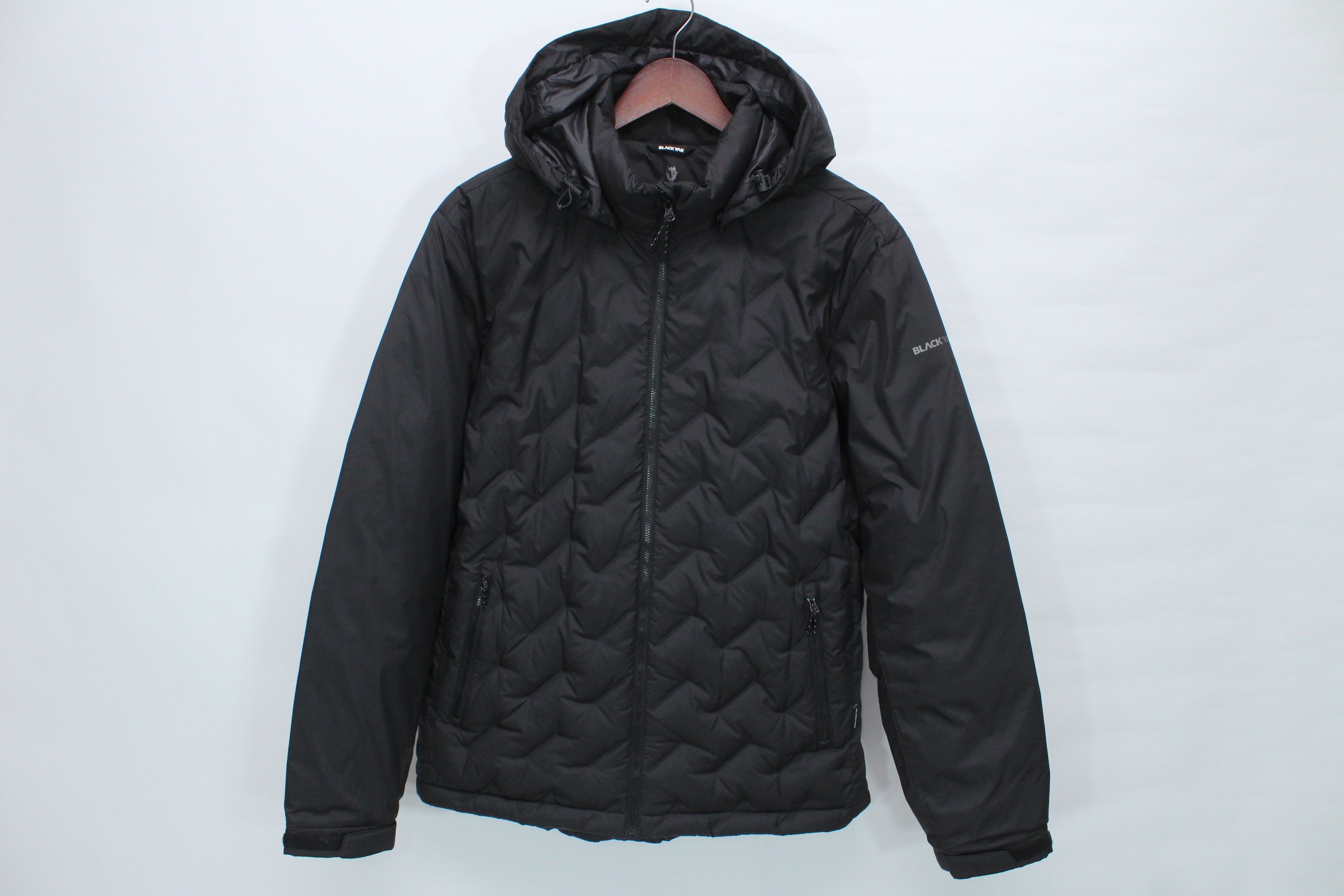 BLACKYAK Black Yak Zero Spot Wave Puffer Down Jacket Hooded Black M Size US M / EU 48-50 / 2 - 3 Thumbnail
