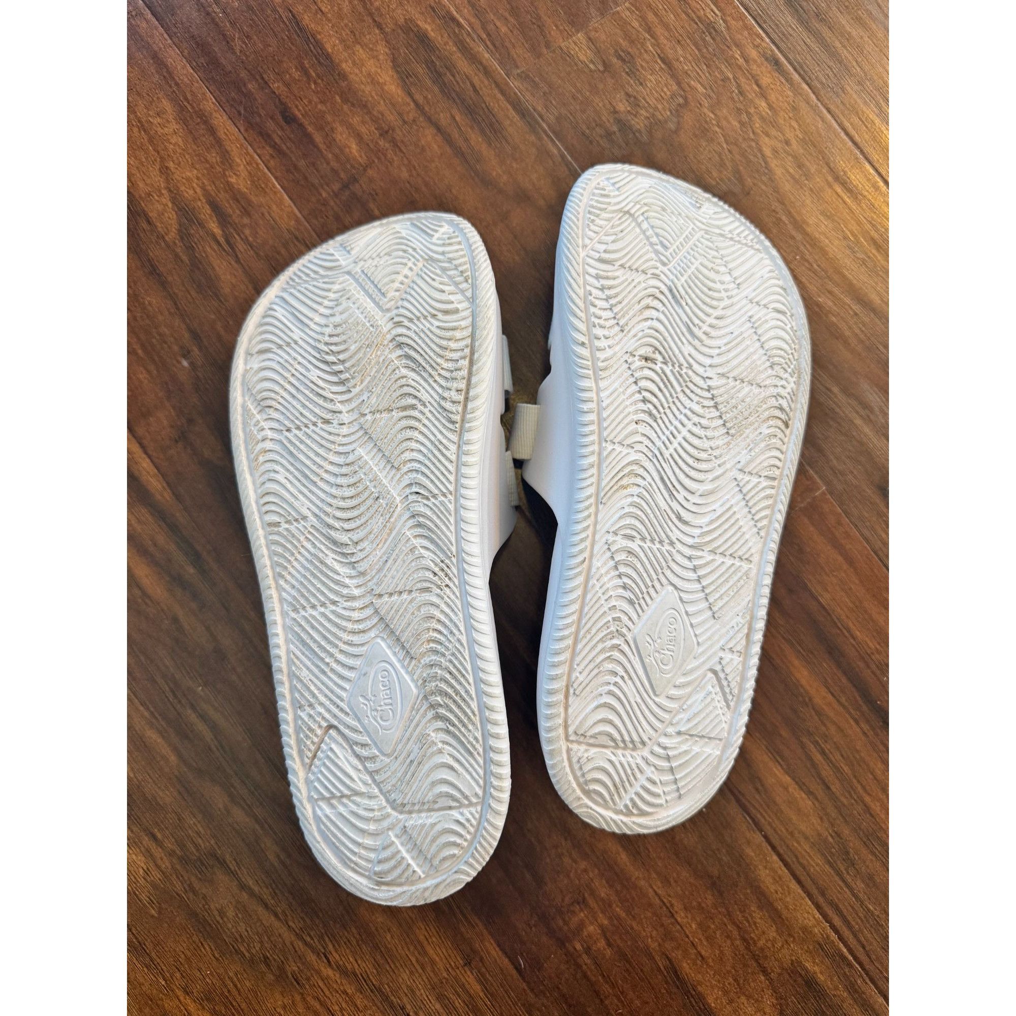 Chaco Chaco Womens Chillos White Slip-On Sandals Sz 10 Adjustable Size US 10 / IT 40 - 5 Thumbnail