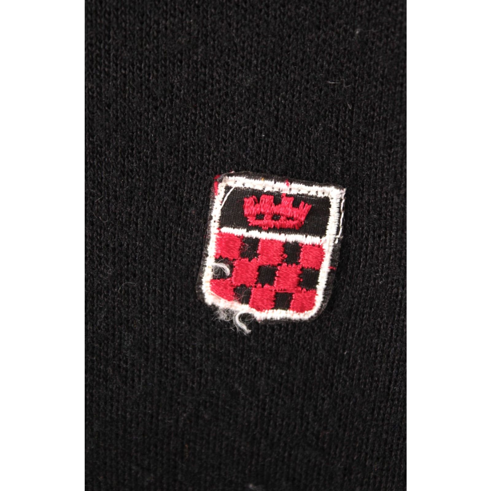 Vintage VINTAGE Arena Casuals 1960s Black Wool? Orlon Collared Sweater Shirt Small Mens Size US S / EU 44-46 / 1 - 3 Thumbnail