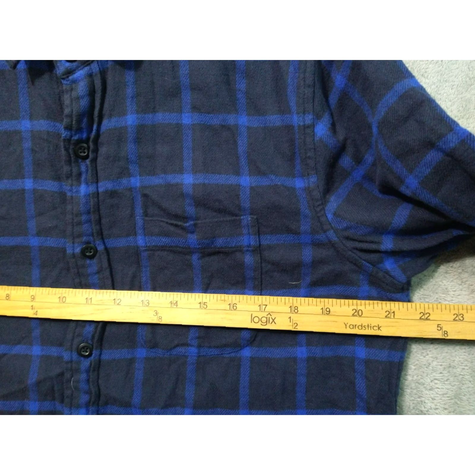 American Eagle Outfitters American Eagle Button-Up Shirt Mens Medium Black Plaid Flannel Long Sleeve Casual Size US M / EU 48-50 / 2 - 5 Thumbnail