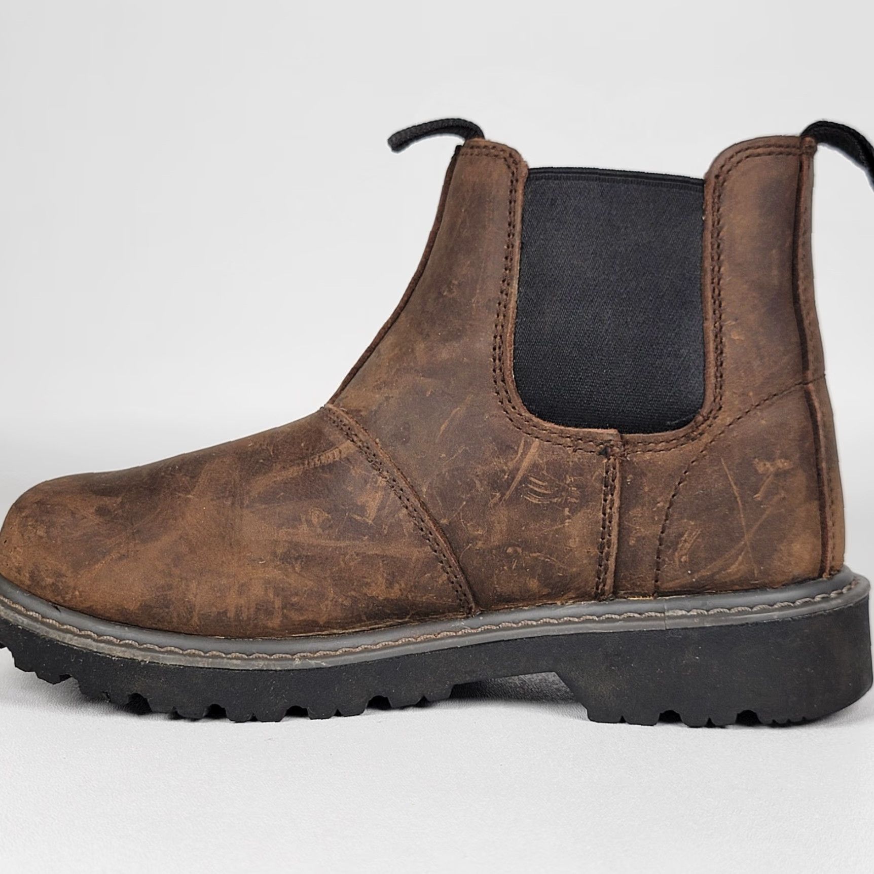 Vintage Wolverine Floorhand Romeo Waterproof Leather Brown Work Boot Women's Size 7W Size US 5 / IT 35 - 4 Thumbnail