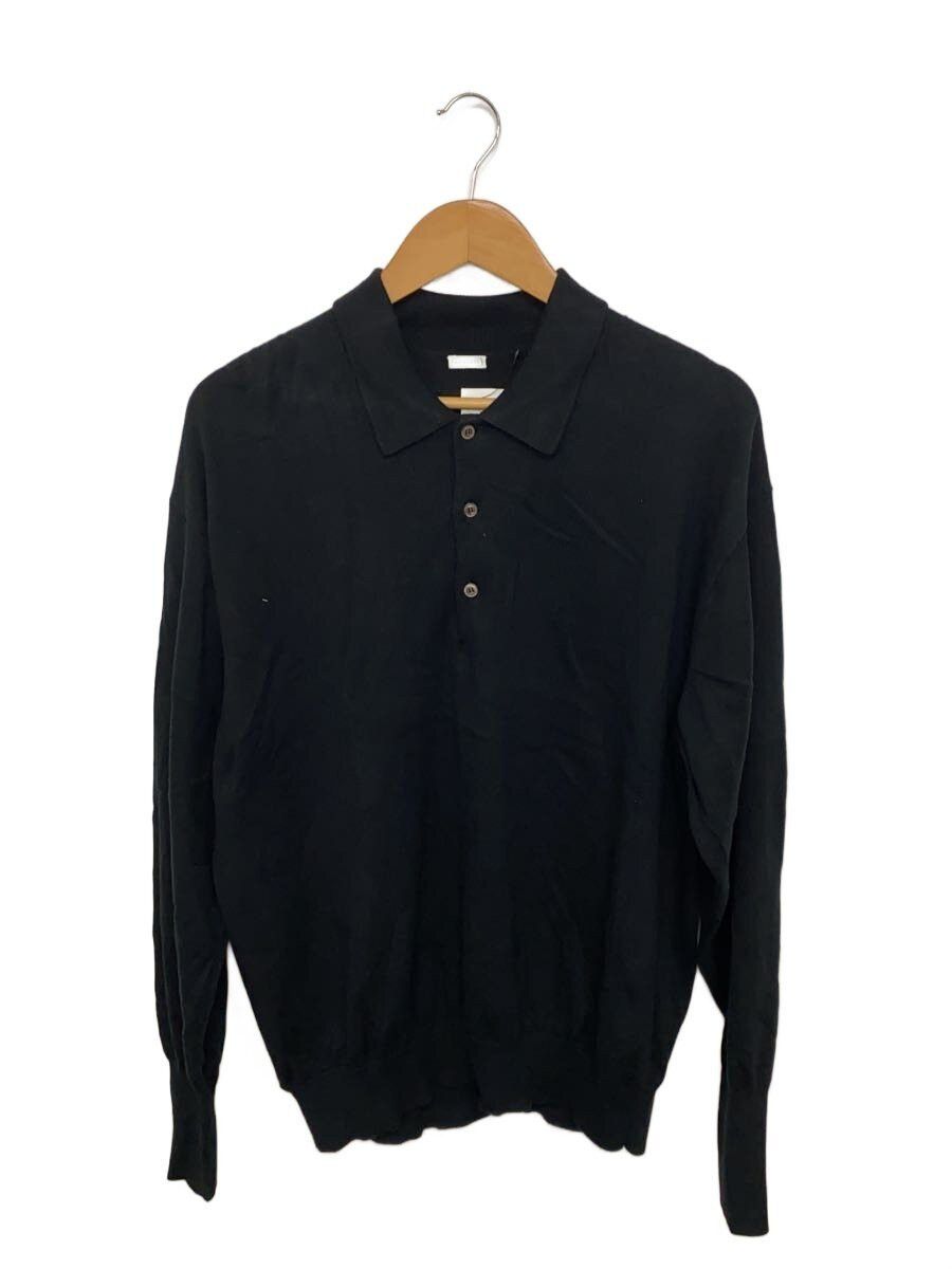 A.PRESSE Black Cotton 25ss Polo Shirts Size US M / EU 48-50 / 2 - 2 Thumbnail