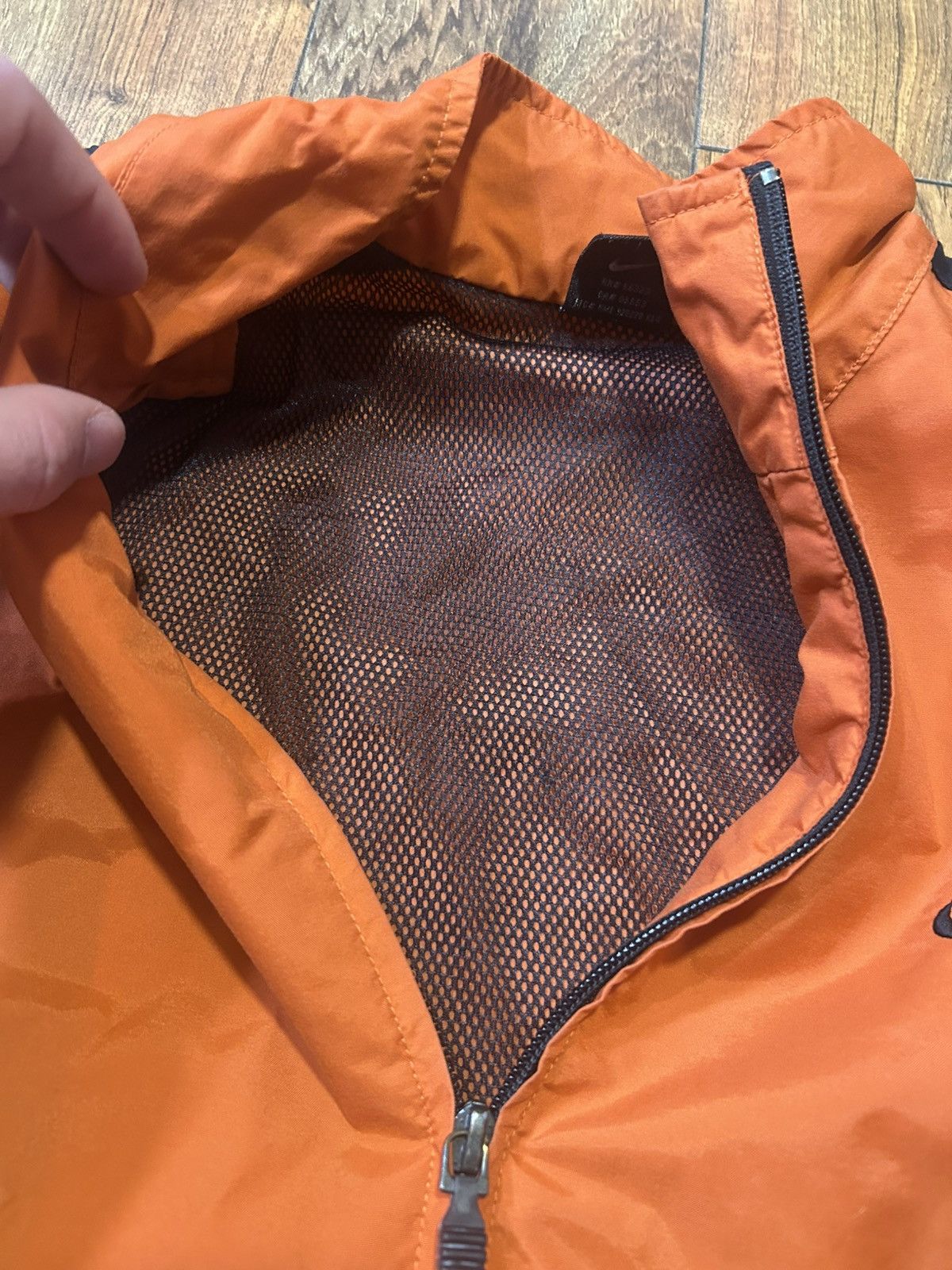 Nike Vintage Y2K Nike Windbreaker Jacket Orange Medium Size US M / EU 48-50 / 2 - 5 Thumbnail