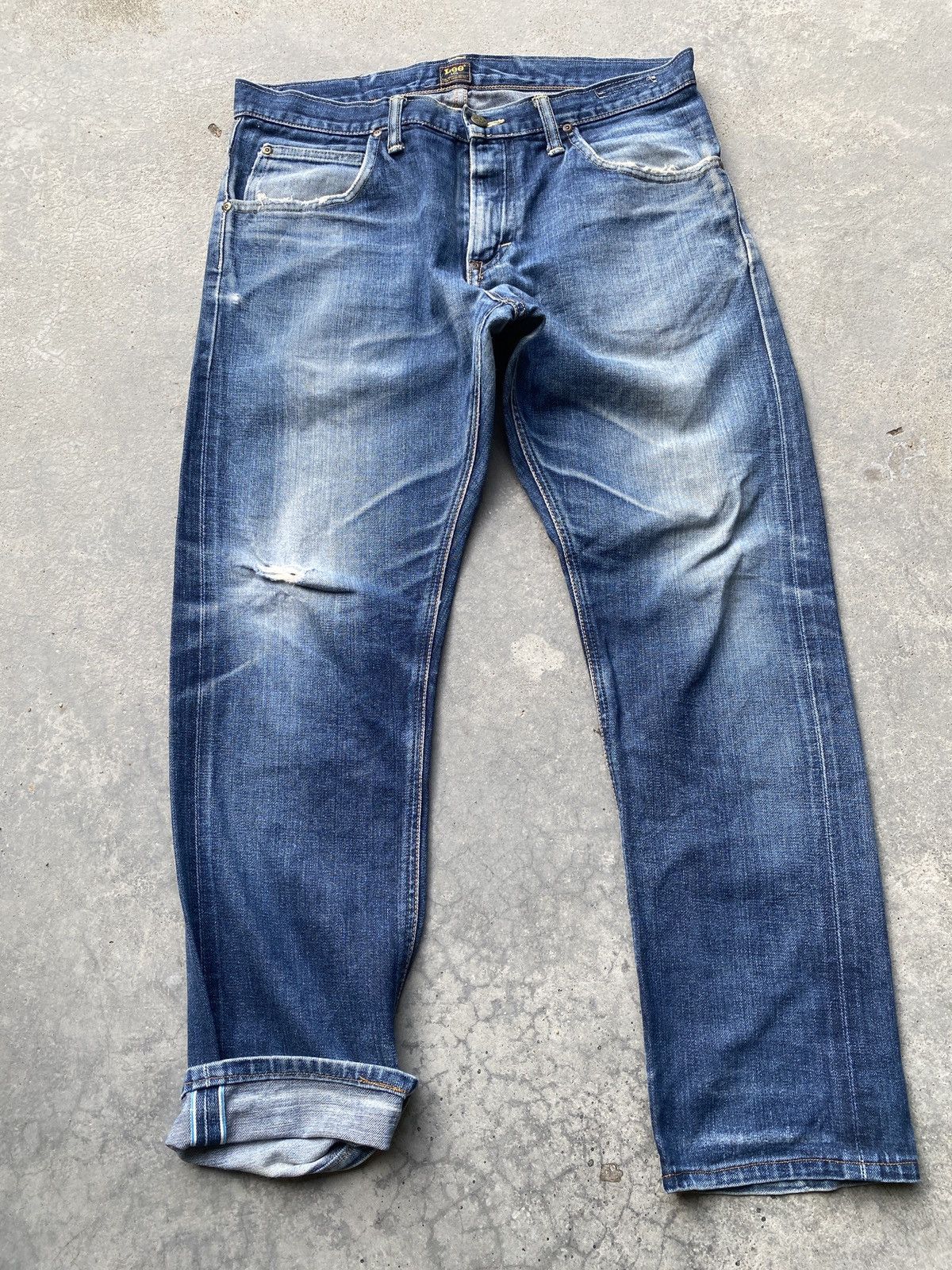 Lee 🔥 lee 101 selvedge vintage denim Size US 33 - 2 Thumbnail