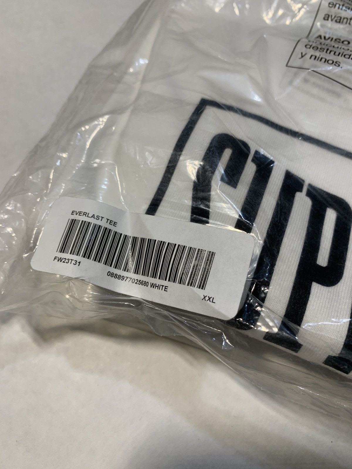 Everlast × Supreme Supreme “Warm Up” Everlast Workout Tee FW/23 Size US XXL / EU 58 / 5 - 2 Thumbnail