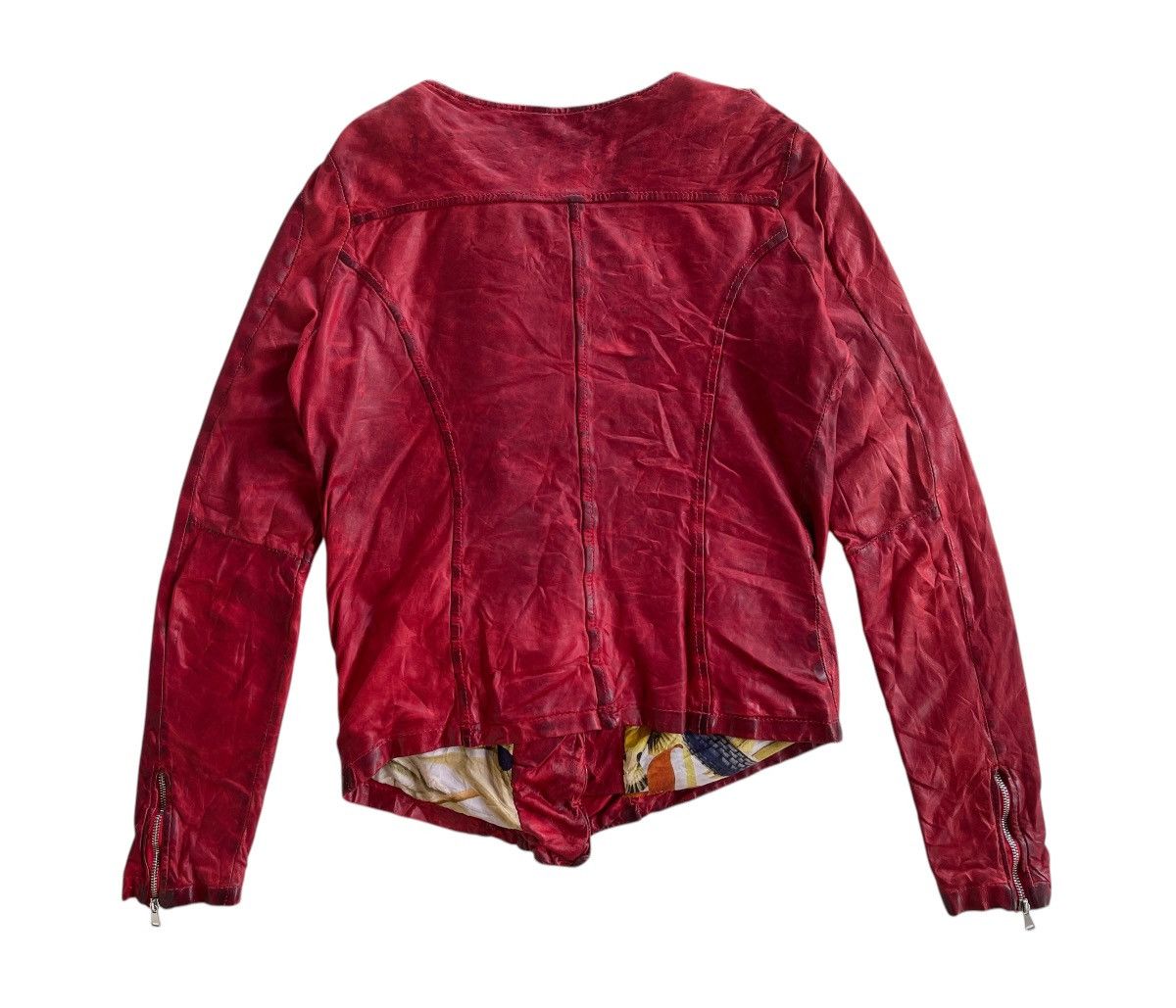 Giorgio Brato Giorgio Brato Leather Dirty Bikers Jacket Size S / US 4 / IT 40 - 9 Thumbnail
