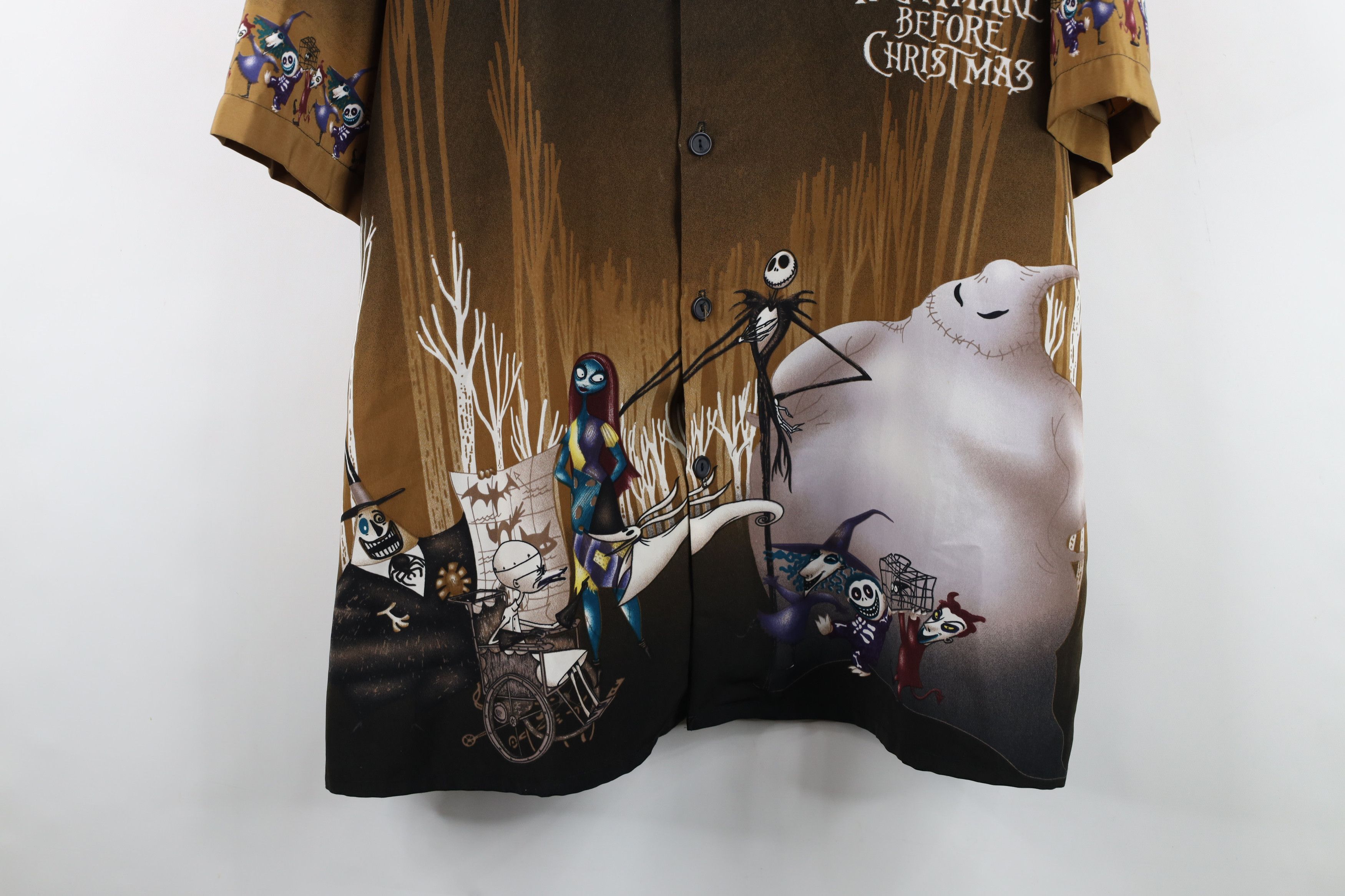 Vintage Vintage 90s The Nightmare Before Christmas Button Shirt USA Size US XL / EU 56 / 4 - 3 Thumbnail