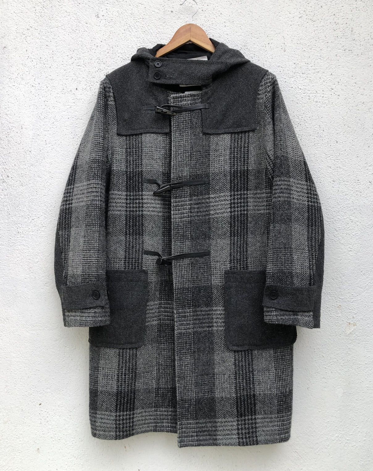 Harris Tweed Harris Tweed x Sevendays Sunday Wool Duffel Coat Jacket Size US M / EU 48-50 / 2 - 3 Thumbnail