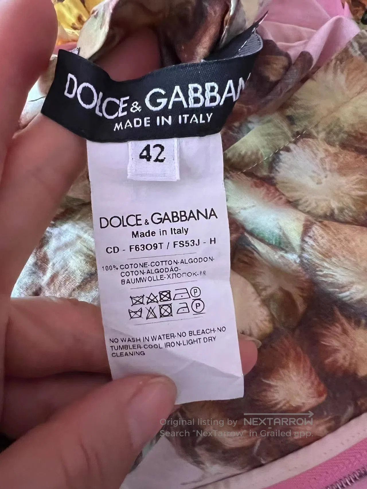 Dolce & Gabbana Dolce & Gabbana Pineapple Print Dress. Size M / US 6-8 / IT 42-44 - 5 Thumbnail