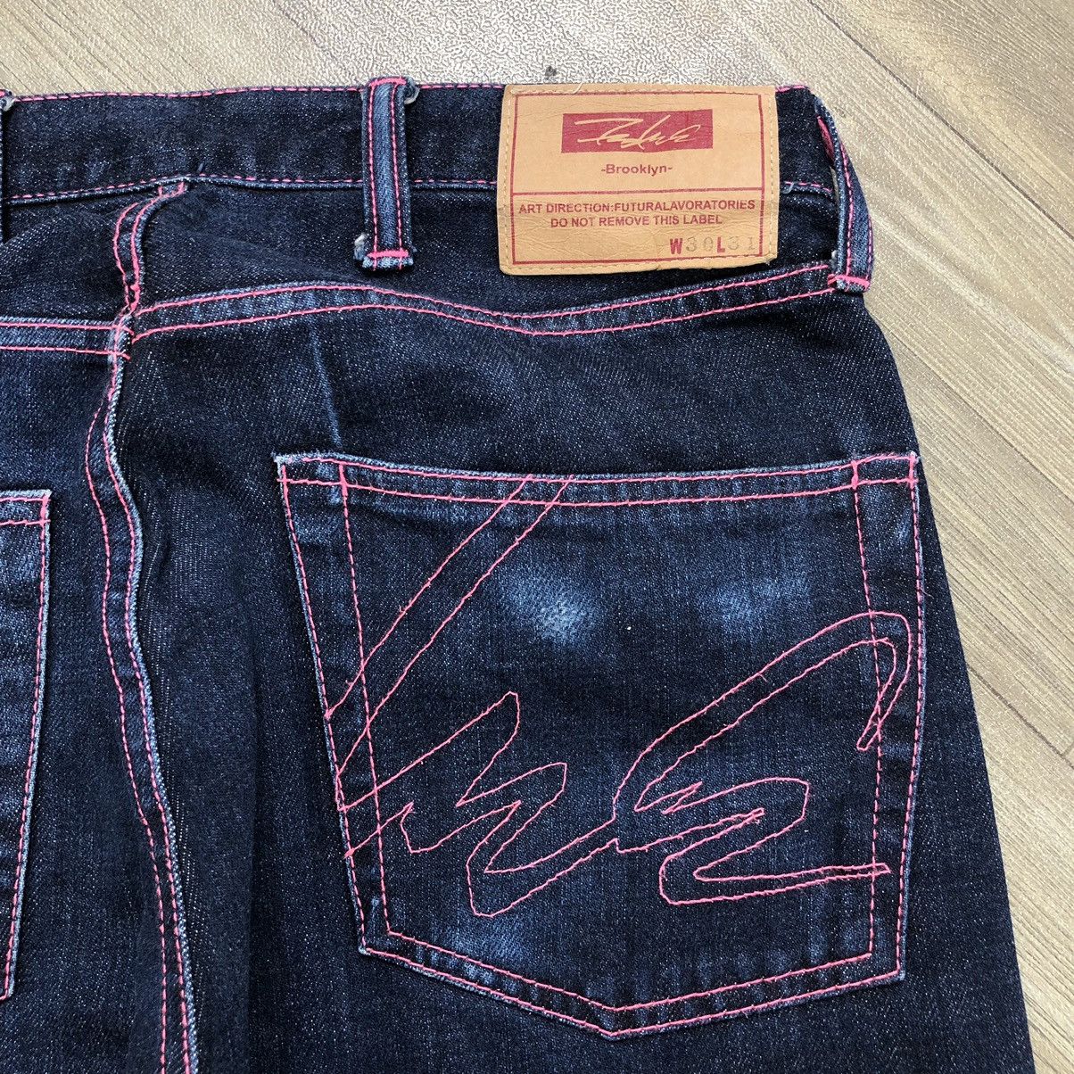 Futura Vintage Futura Lavoratories Pinky Stitch Blue Jeans Size US 30 / EU 46 - 4 Thumbnail