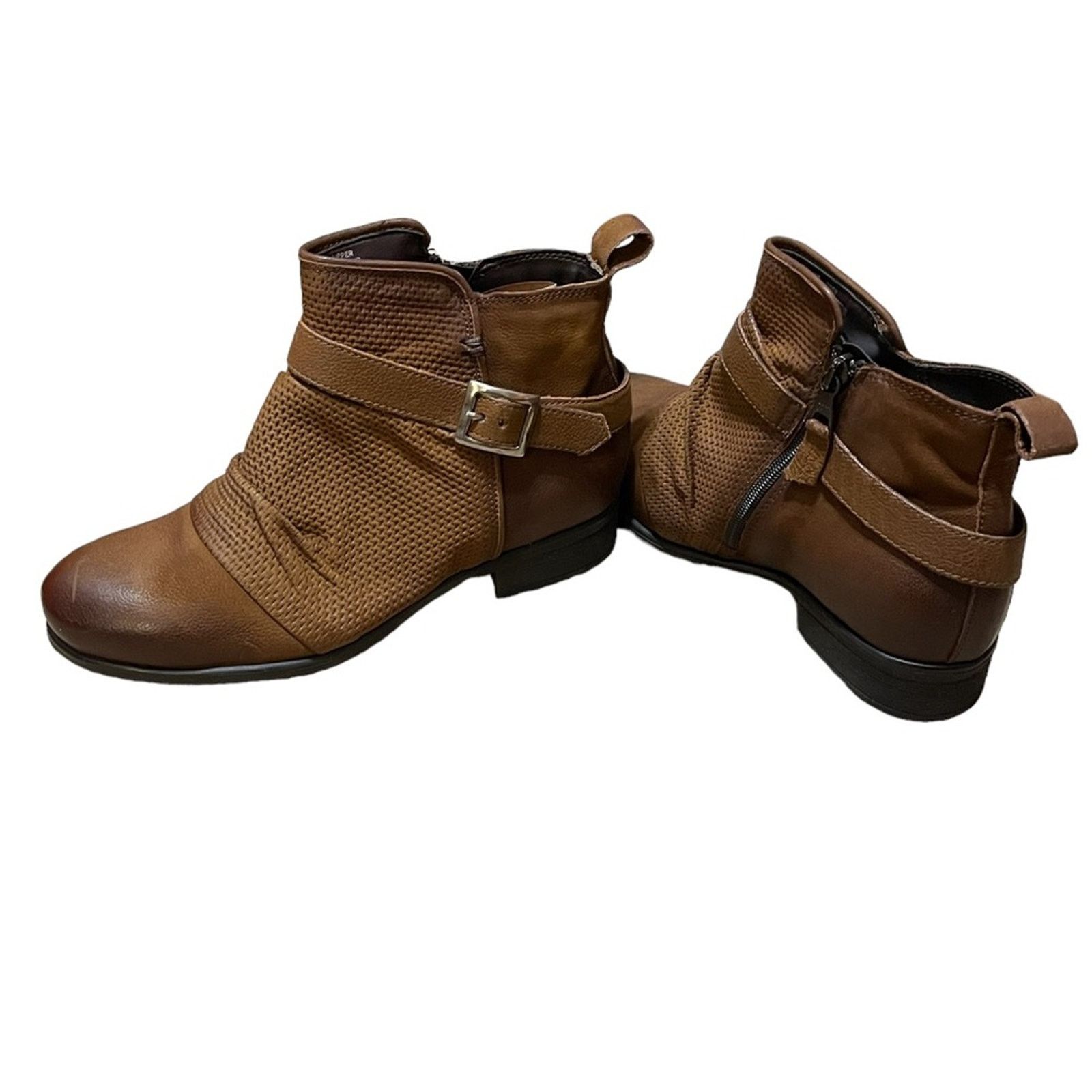 Other Miz Mooz Wide Width Ankle Boots Suzy Hazelnut EU 37 NIB Size US 6.5 / IT 36.5 - 8 Thumbnail