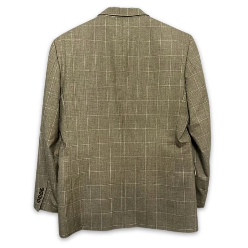Evan Picone Evan Picone Suit Coat Window Pane Long Sleeves Brown M 44R Size 44R - 4 Thumbnail