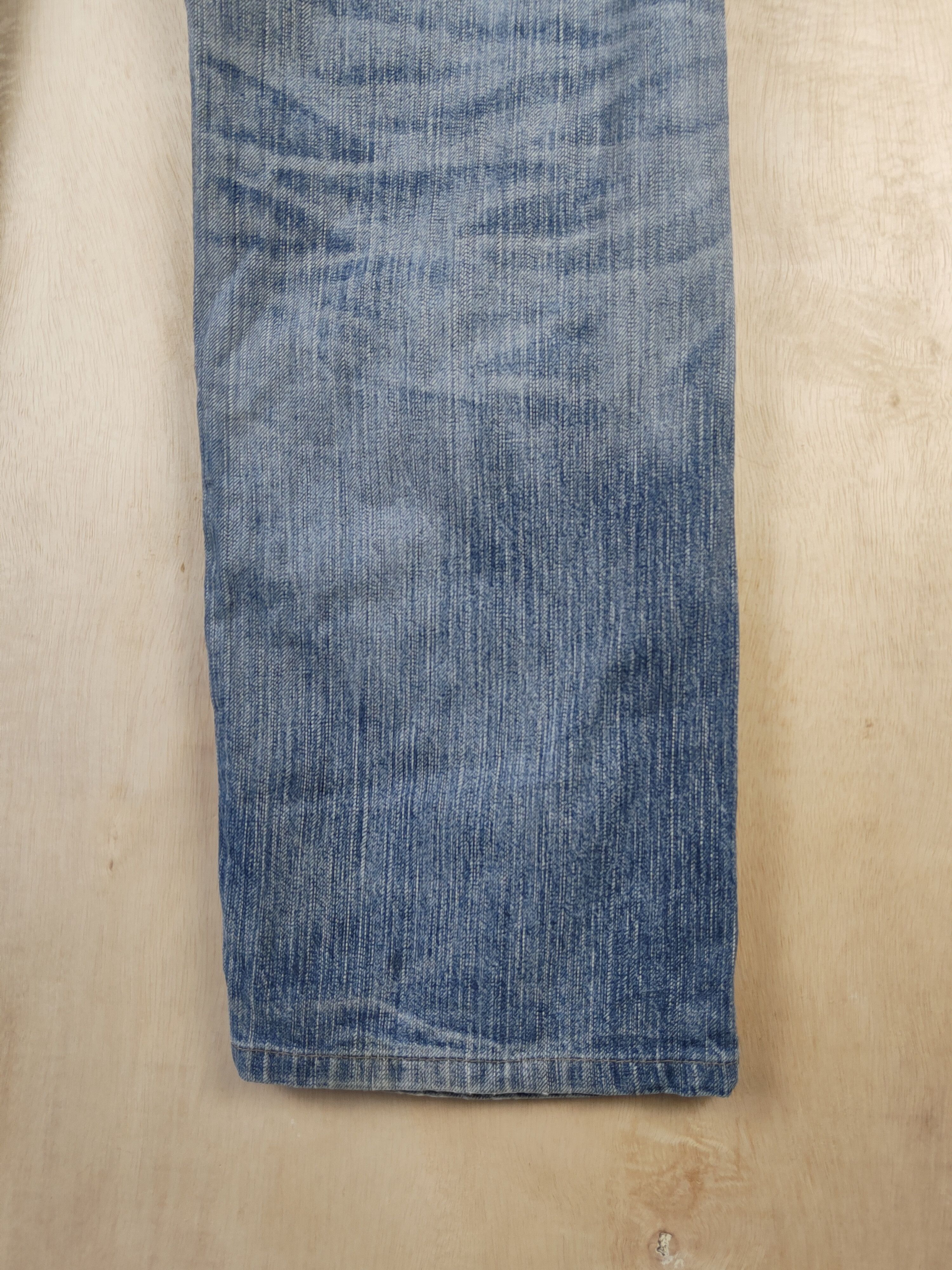 Edwin Edwin Blue vintage Distressed Ripped Jeans #S2477 Size US 32 / EU 48 - 13 Thumbnail