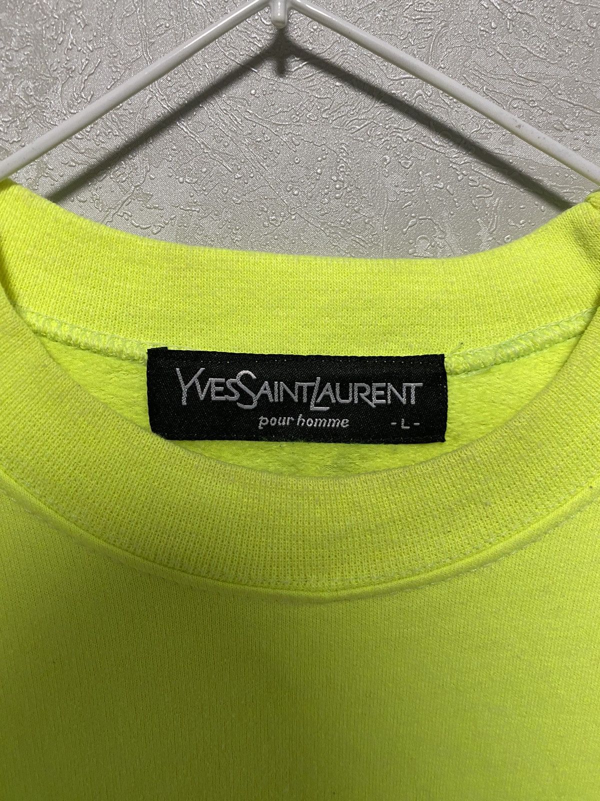 Vintage × Yves Saint Laurent Vintage YVES SAINT LAURENT Fashion Design Sweatshirt Size US L / EU 52-54 / 3 - 3 Thumbnail