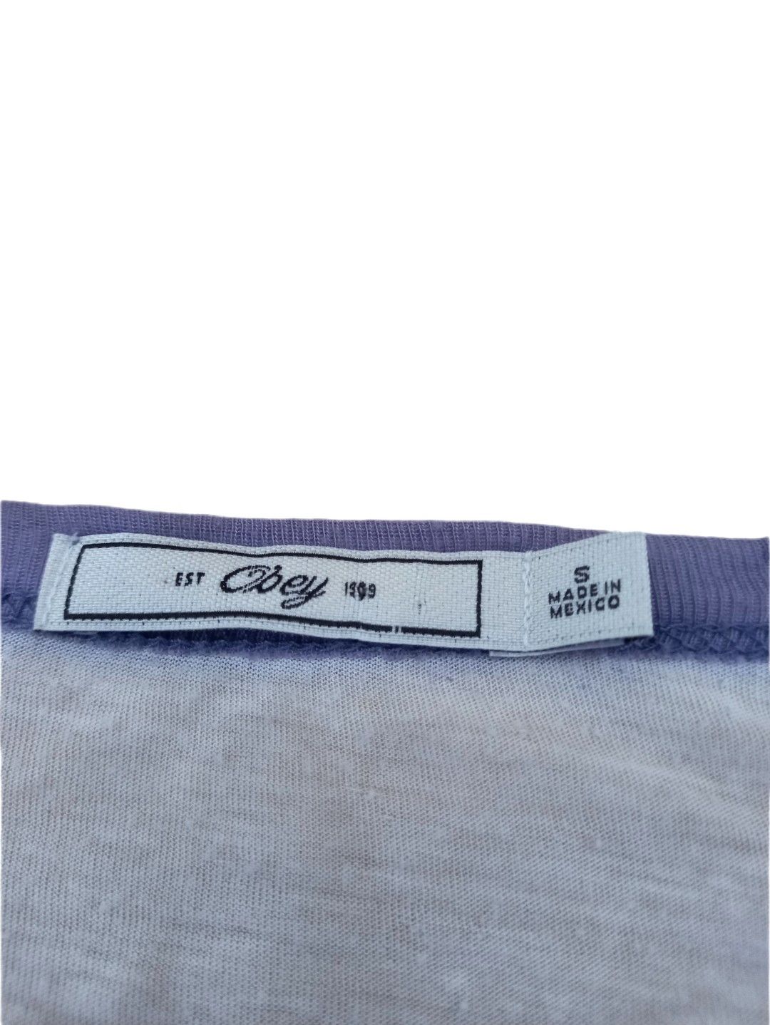Obey Y2K Obey Worldwide Propaganda Triblend Raglan LS Size US S / EU 44-46 / 1 - 3 Thumbnail
