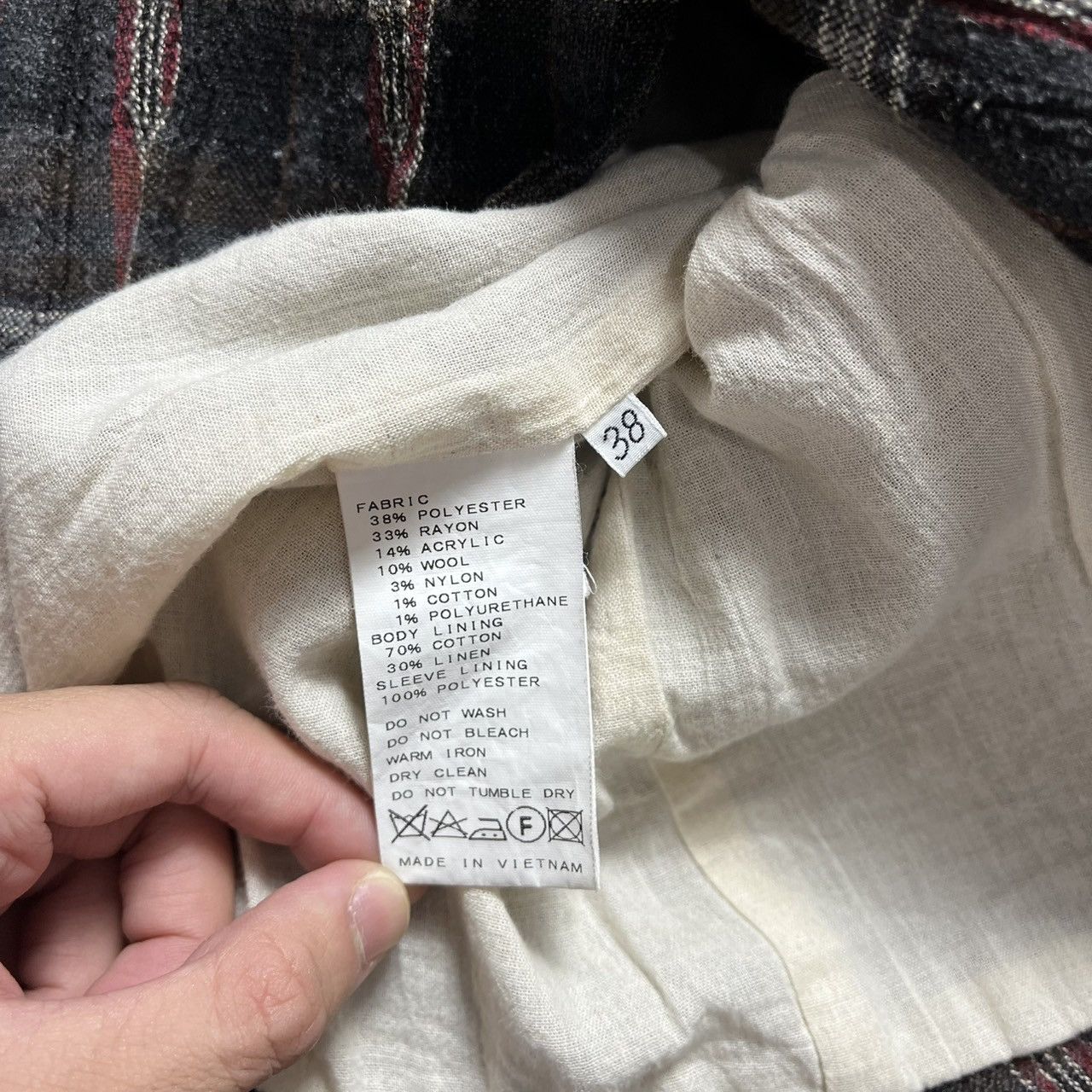 Japanese Brand FRAMeWORK Japanese Brand Check Jacket Size US M / EU 48-50 / 2 - 9 Thumbnail