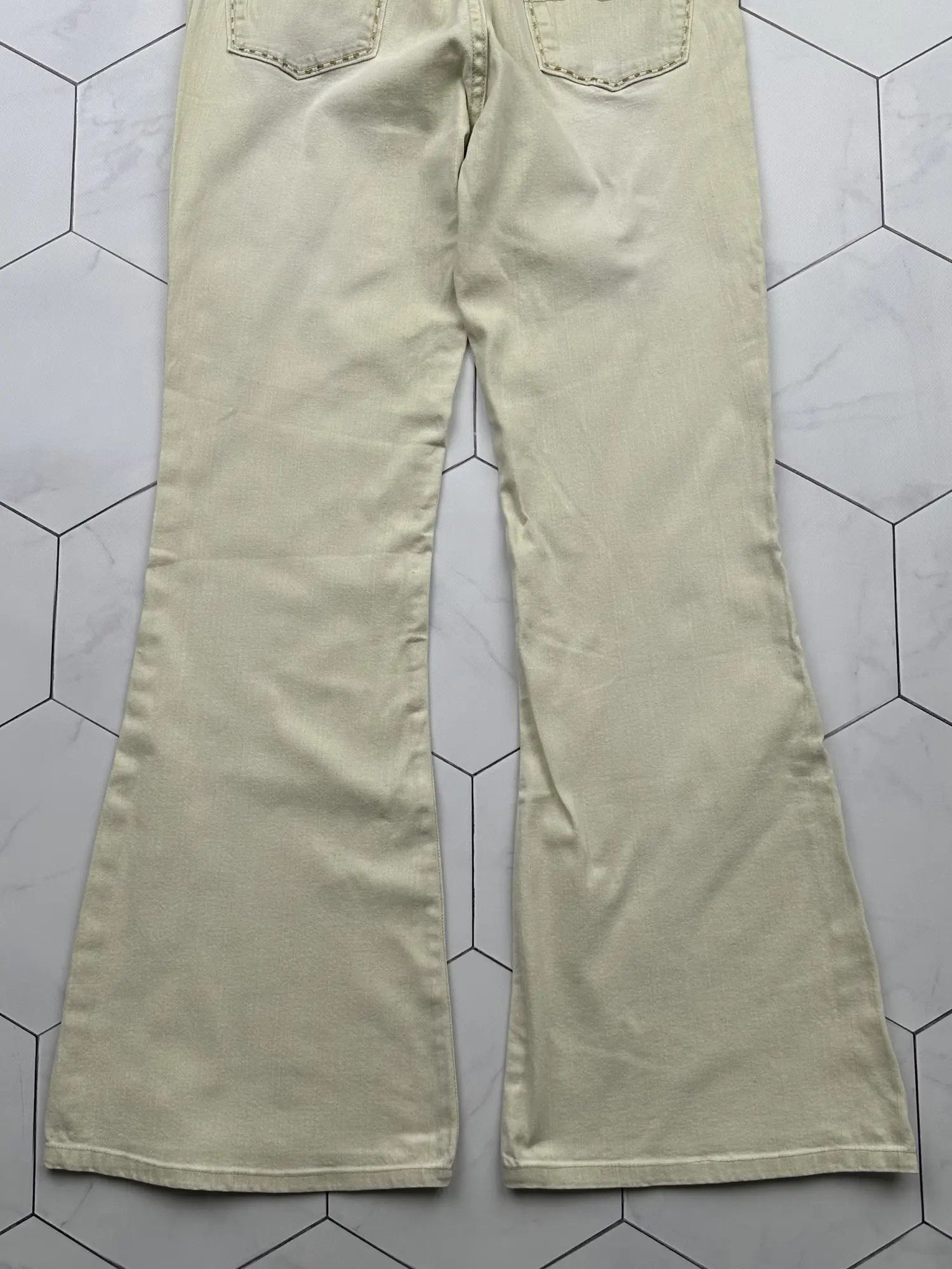 Japanese Brand Vintage Faded Flare Pants (B462)E2 Size 25" / US 0 / IT 36 - 6 Thumbnail