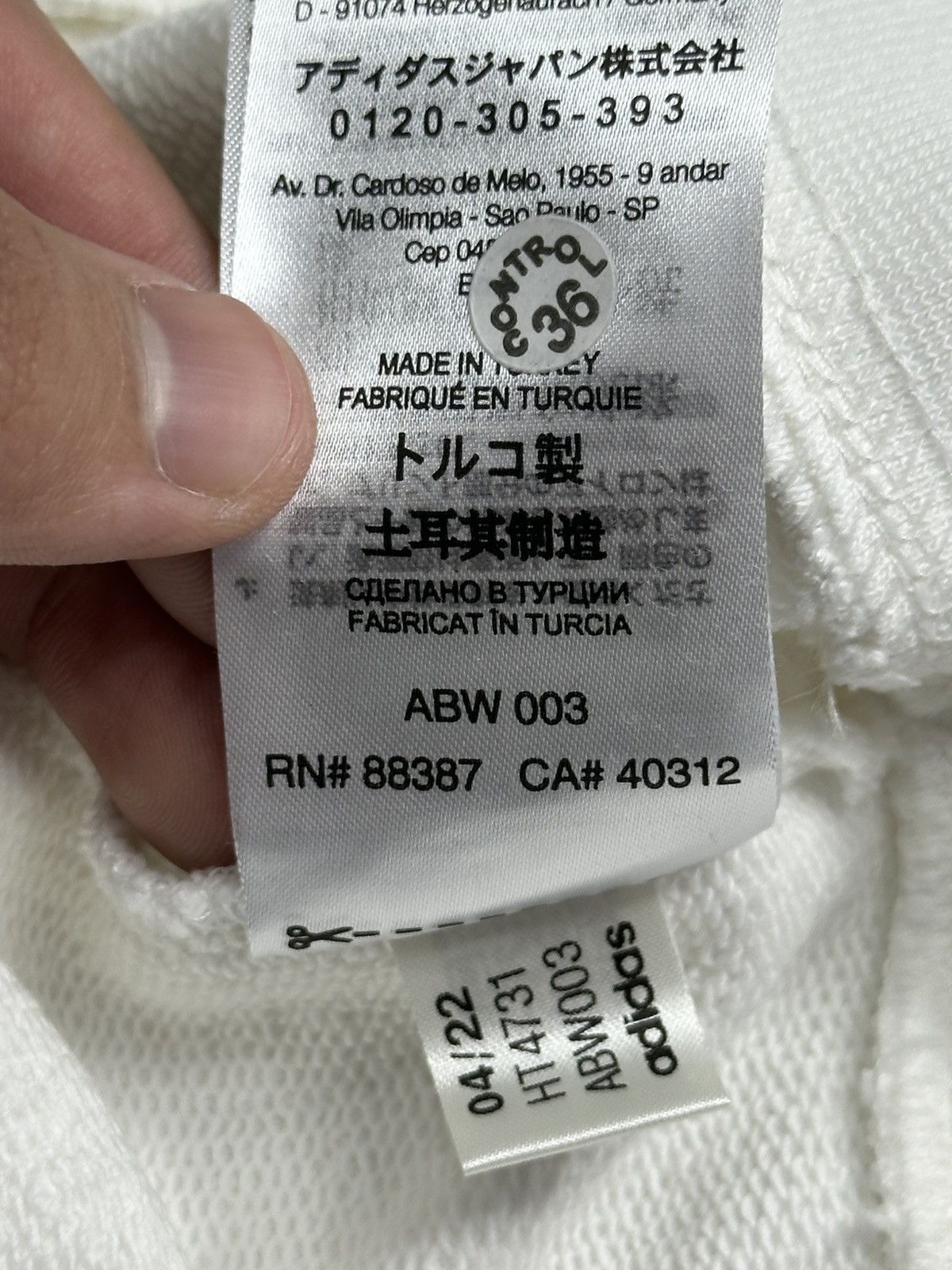 Yohji Yamamoto Y3 Yohji Yamamoto Hoodie White (M) Size US M / EU 48-50 / 2 - 5 Thumbnail