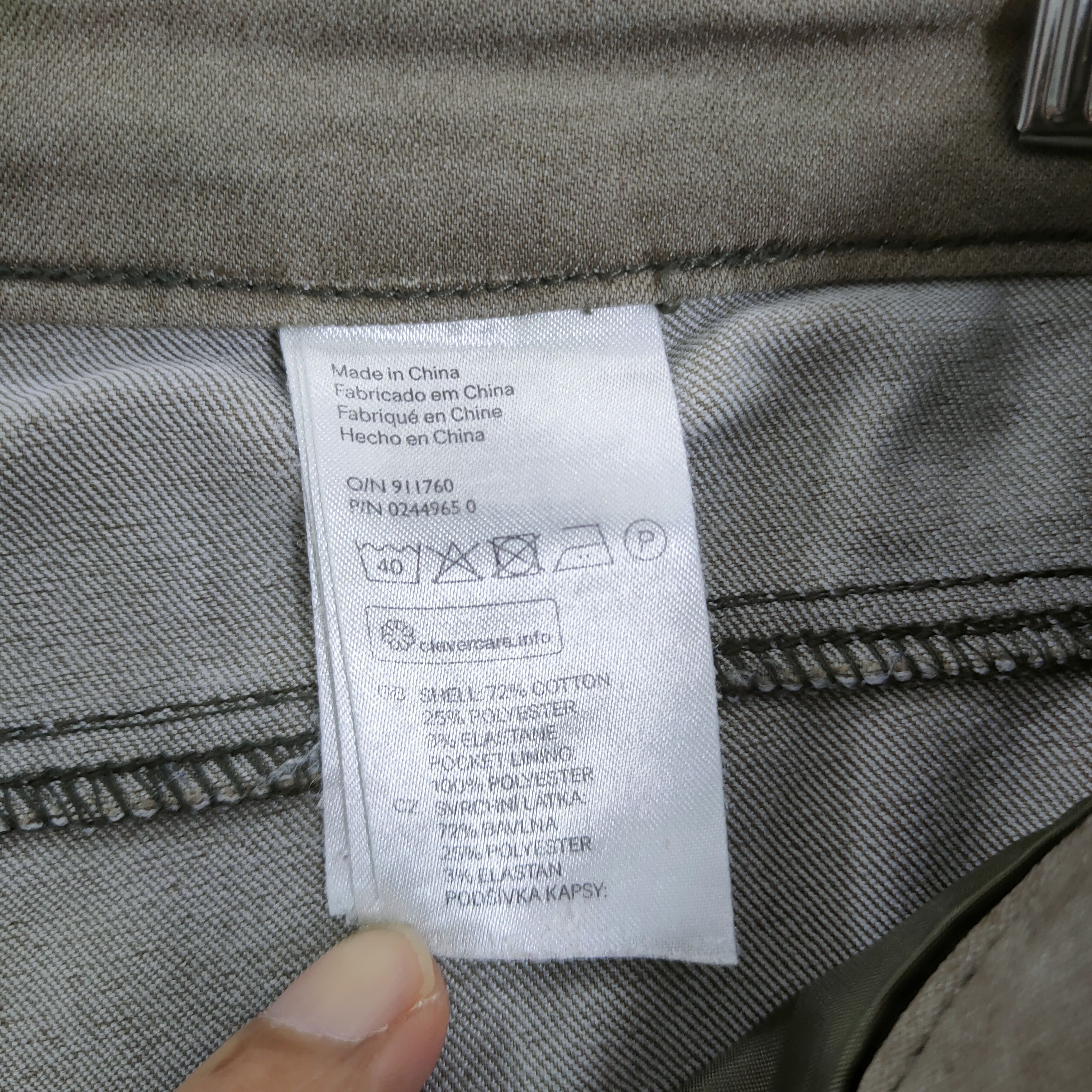 Japanese Brand JAPANESE FADED SKINNY CARGO PANTS Size US 30 / EU 46 - 10 Thumbnail