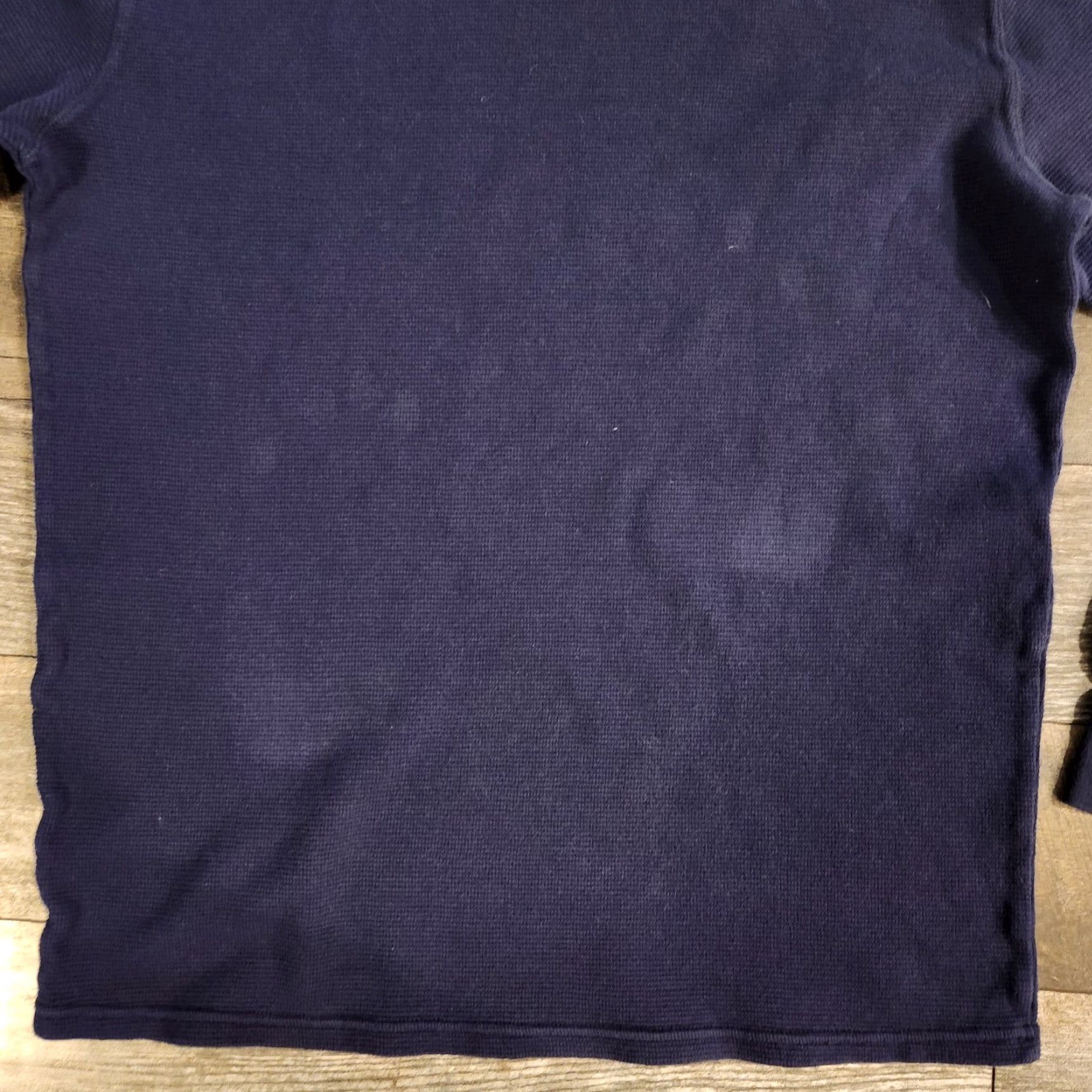 Polo Ralph Lauren Polo Ralph Lauren Waffle Knit Thermal Mens XL Blue Crew Neck Long Sleeve Shirt Size US XL / EU 56 / 4 - 6 Thumbnail