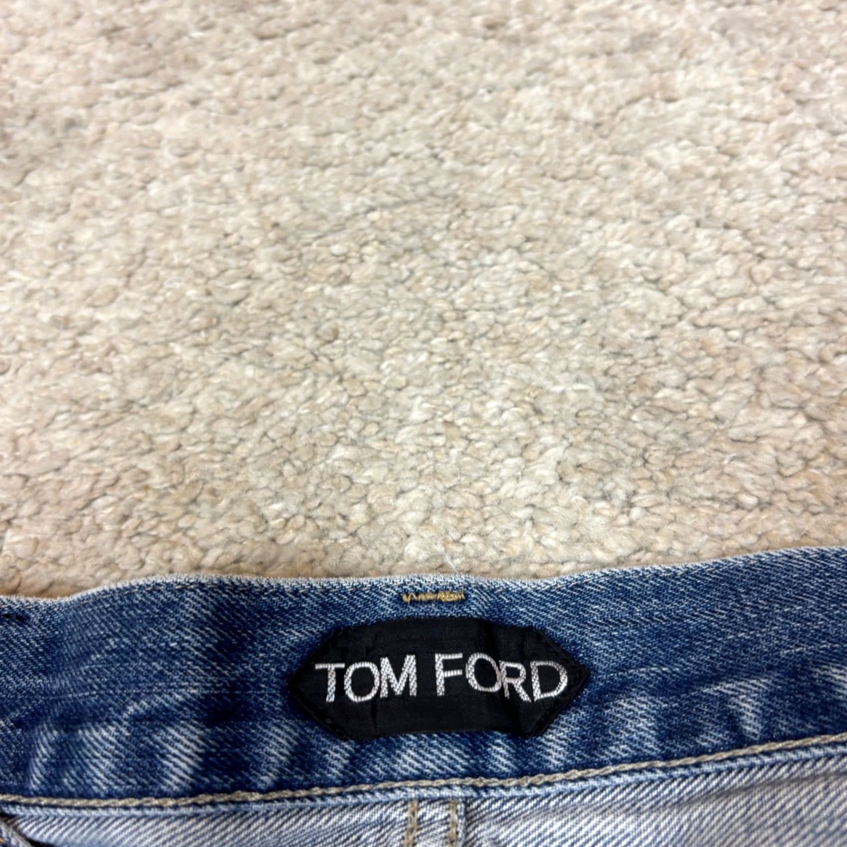 Tom Ford Tom Ford Jeans Straight Selvedge Mens 28x33 Quiet Luxury TFD002 Blue Regular 28 33 Mens Jeans Size US 28 / EU 44 - 6 Thumbnail