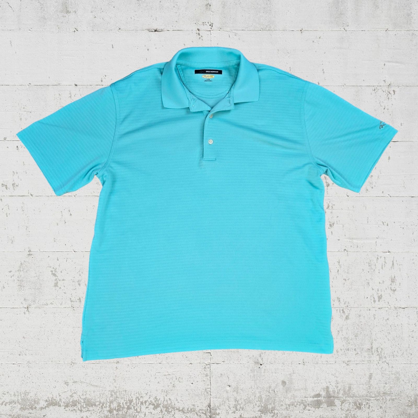 Greg Norman Greg Norman Teal Short Sleeve Golf Polo Top Size Large Size US L / EU 52-54 / 3 - 2 Thumbnail