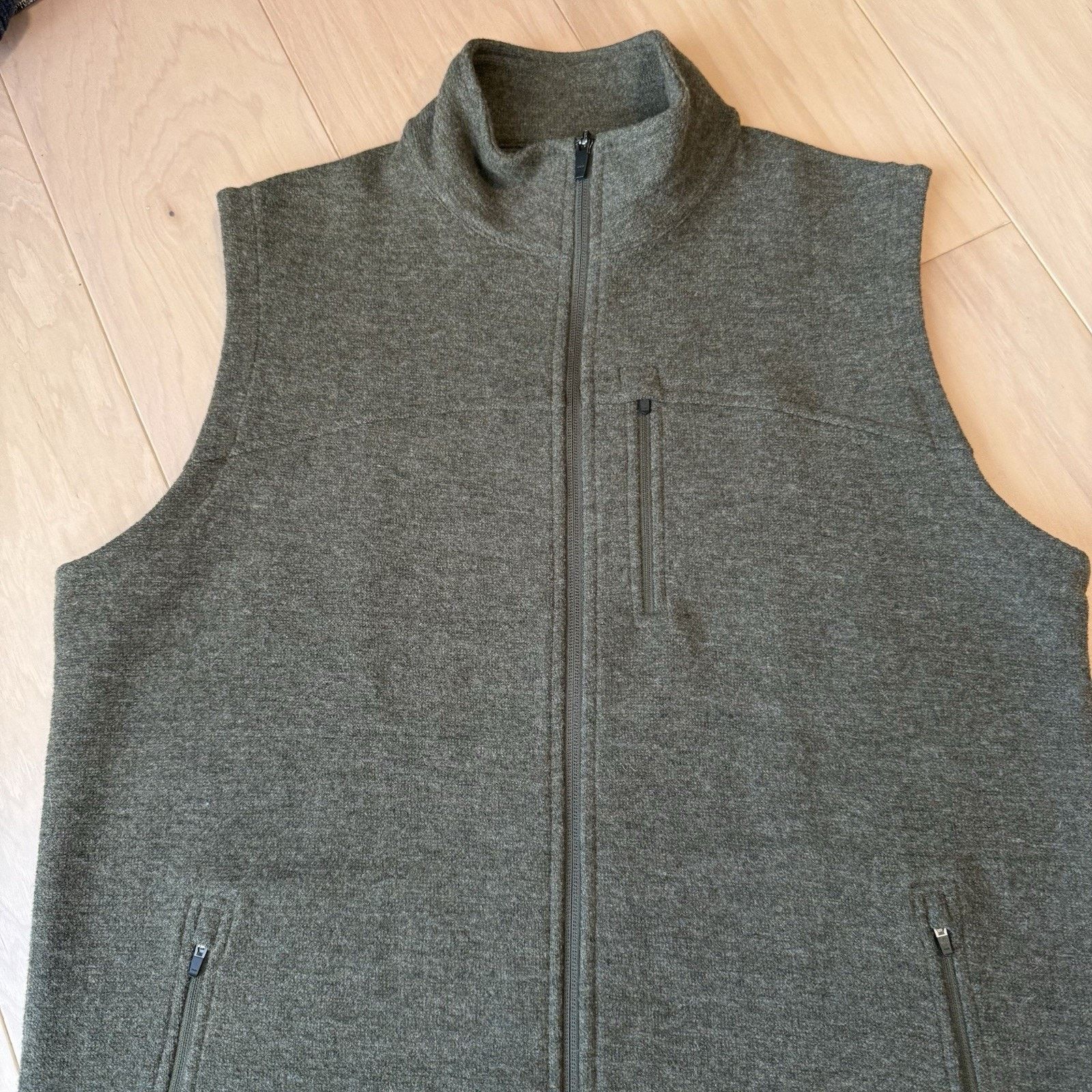 Ibex Ibex Shak Vest Large Green Full Zip Merino Wool Winter Size US L / EU 52-54 / 3 - 3 Thumbnail