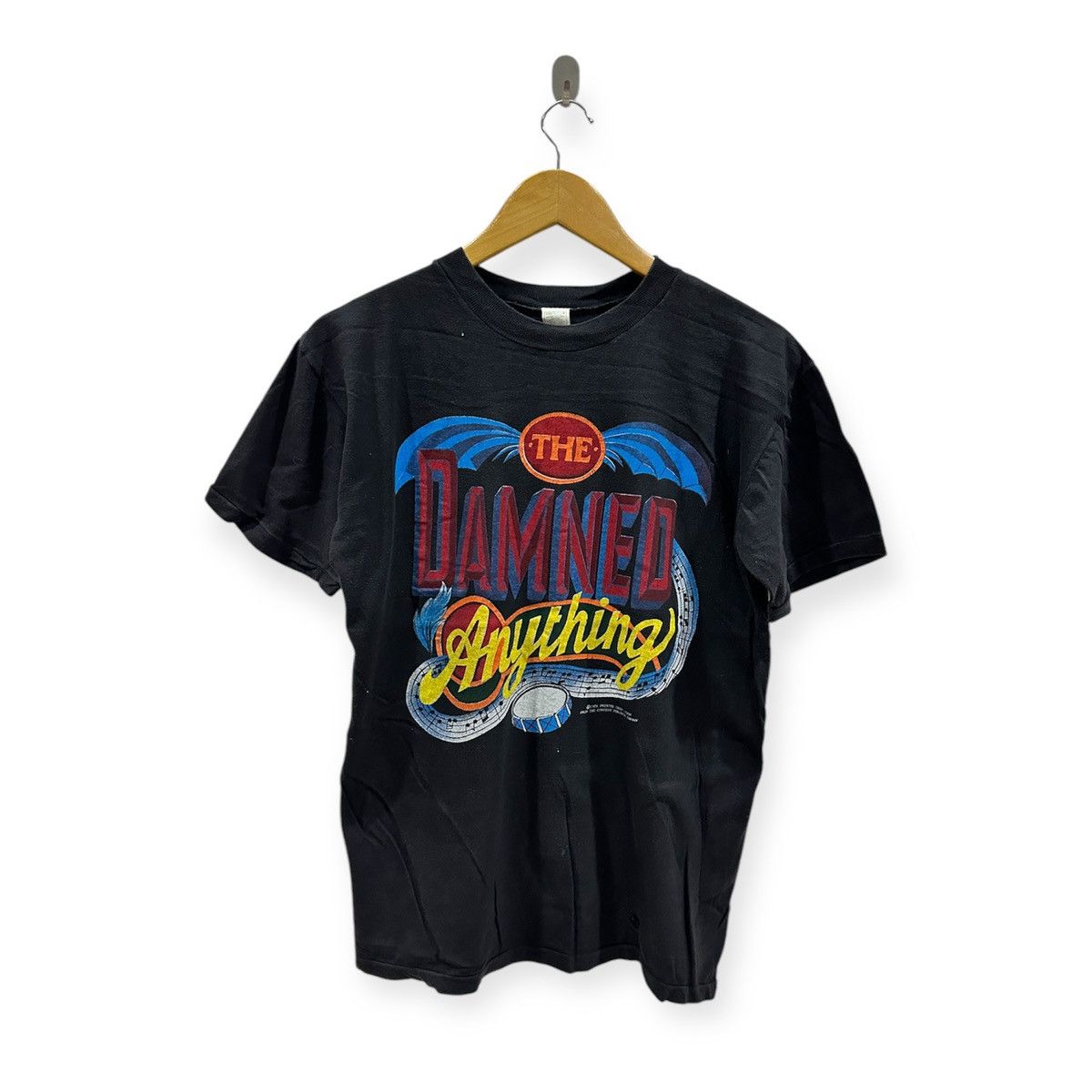Band Tees × Vintage vintage 1986 THE DAMNED anything punk rock promo t-shirts Size US L / EU 52-54 / 3 - 1 Thumbnail