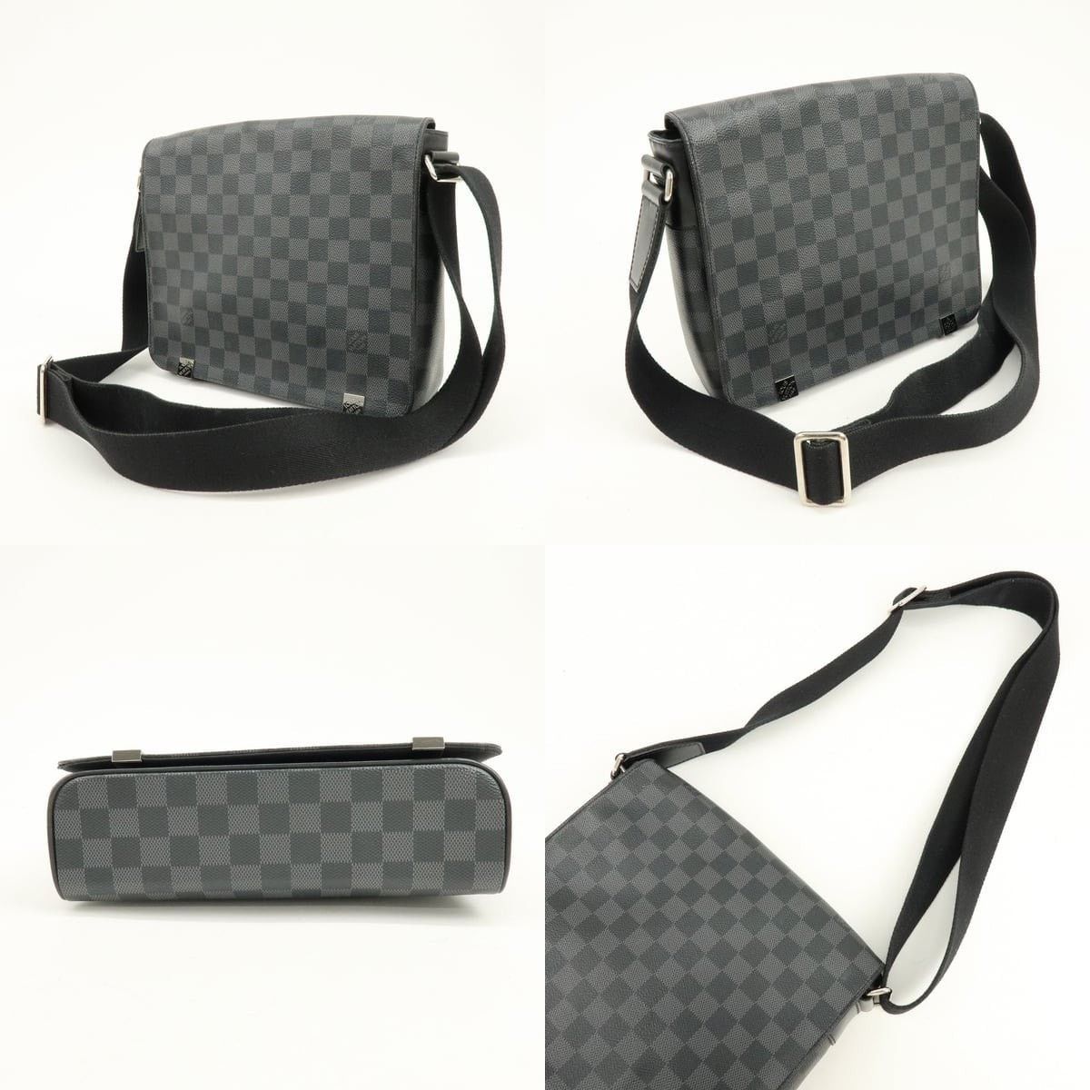 Louis Vuitton Louis Vuitton Damier Graphite District PM Crossbody Bag Size ONE SIZE - 3 Thumbnail
