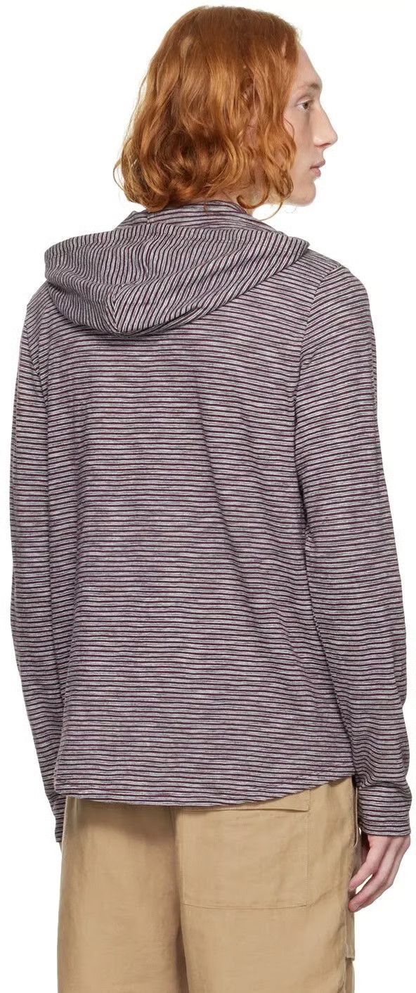 Vince Mens Vince Striped Slub Popover Hoodie Size US S / EU 44-46 / 1 - 6 Thumbnail