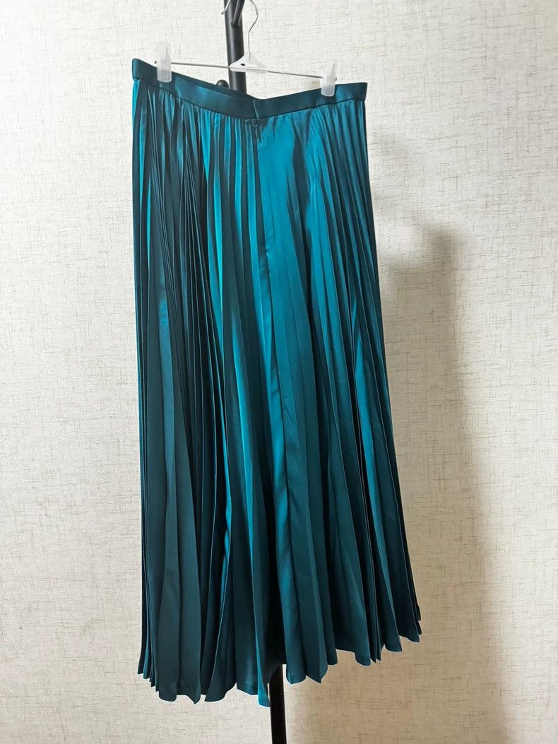 Comme des Garcons Comme Des Garcons Peacock blue fixed waist pleated skirt Size 24" / US 00 / IT 34 - 2 Thumbnail