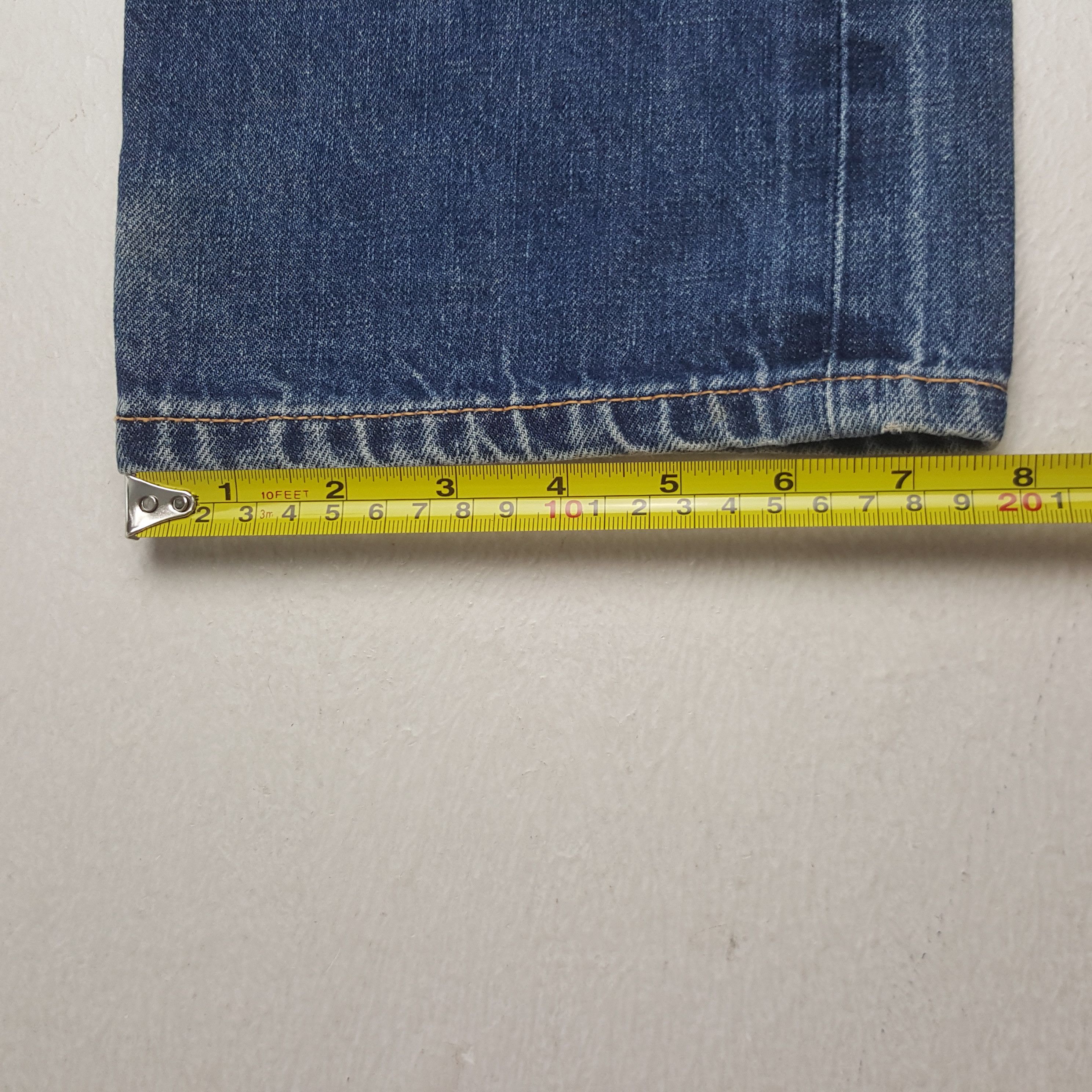Evisu Vintage Evis Selvedge Daicock Art Denim Jeans C297N1 Size US 29 - 13 Thumbnail
